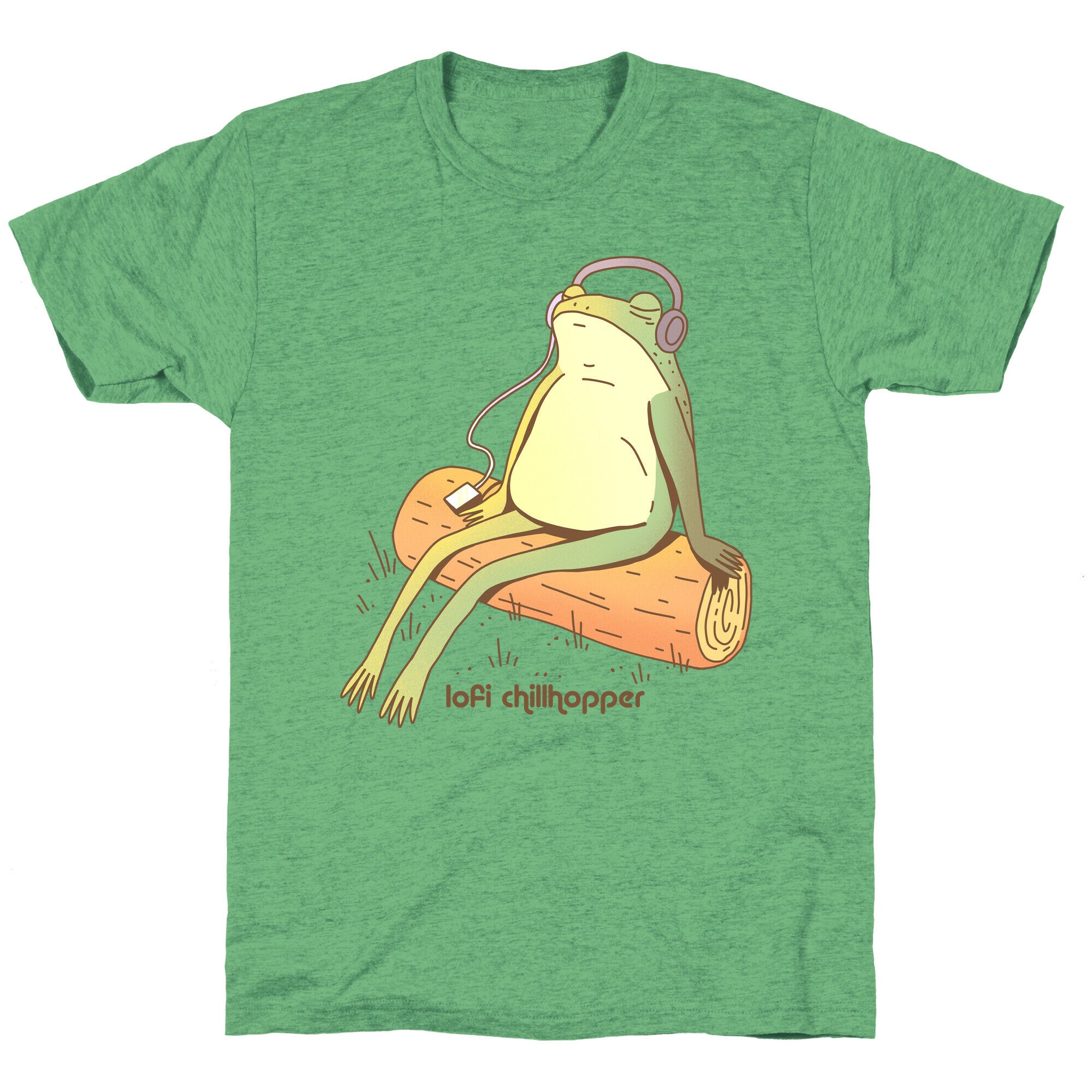 Lofi Chillhopper Frog Unisex Triblend Tee