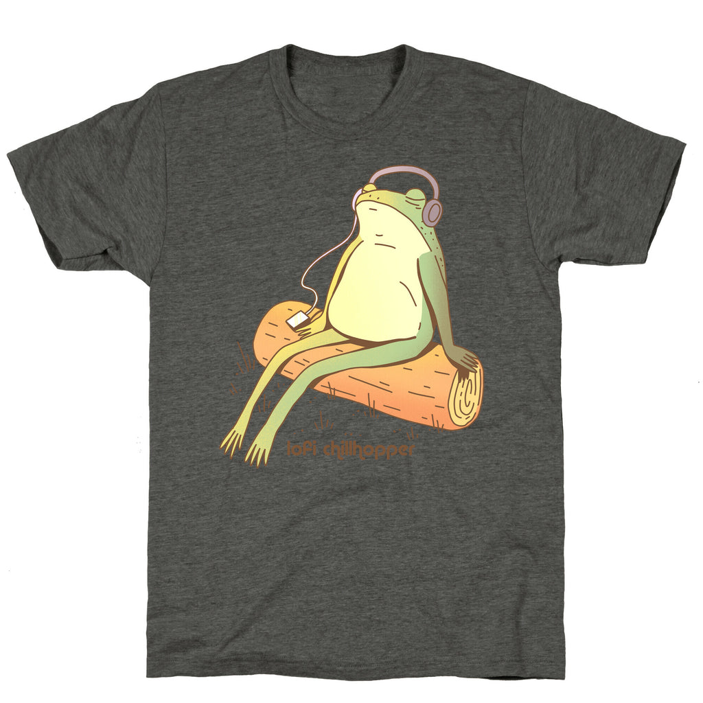 Lofi Chillhopper Frog Unisex Triblend Tee