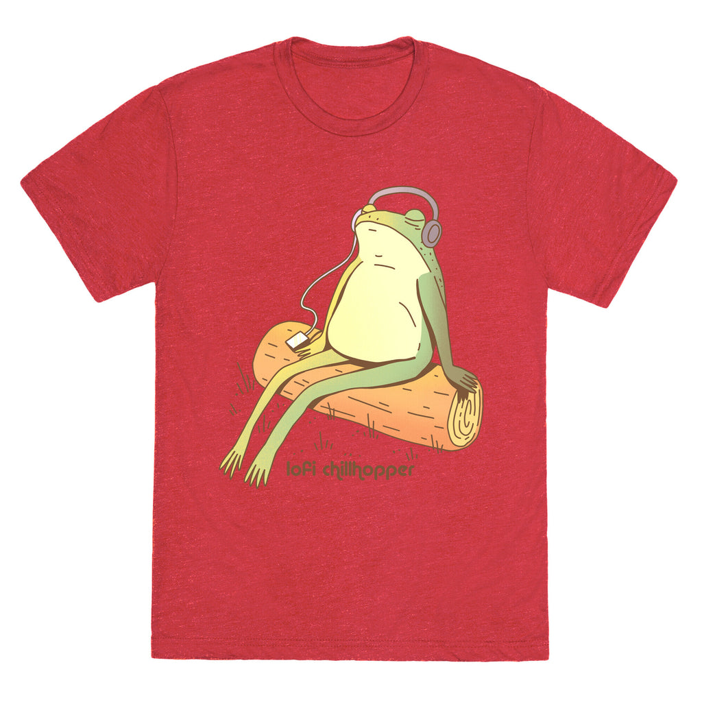 Lofi Chillhopper Frog Unisex Triblend Tee