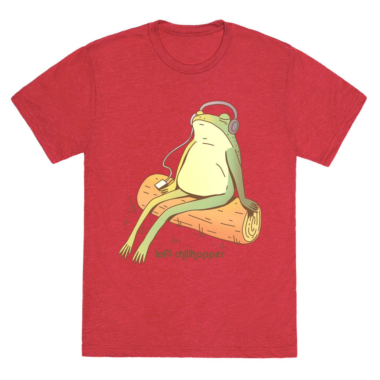 Lofi Chillhopper Frog Unisex Triblend Tee