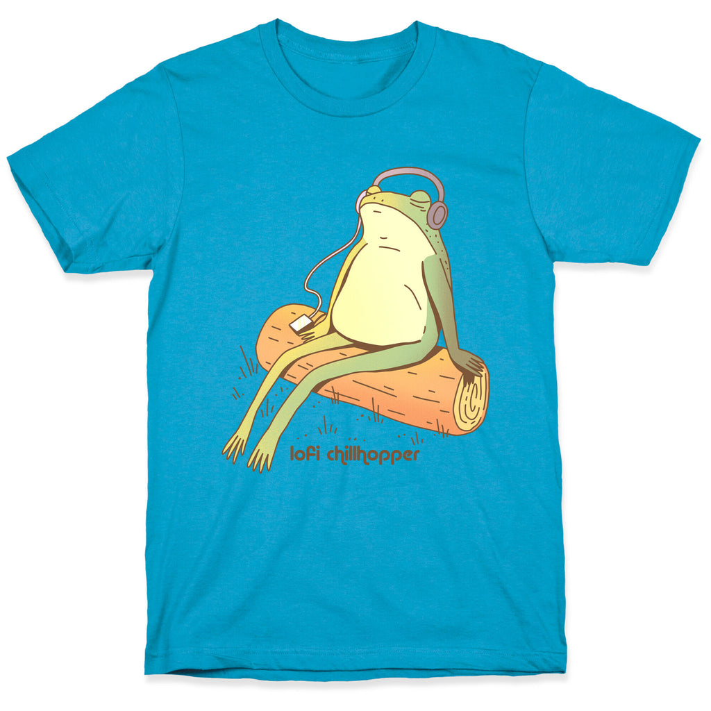 Lofi Chillhopper Frog Unisex Triblend Tee