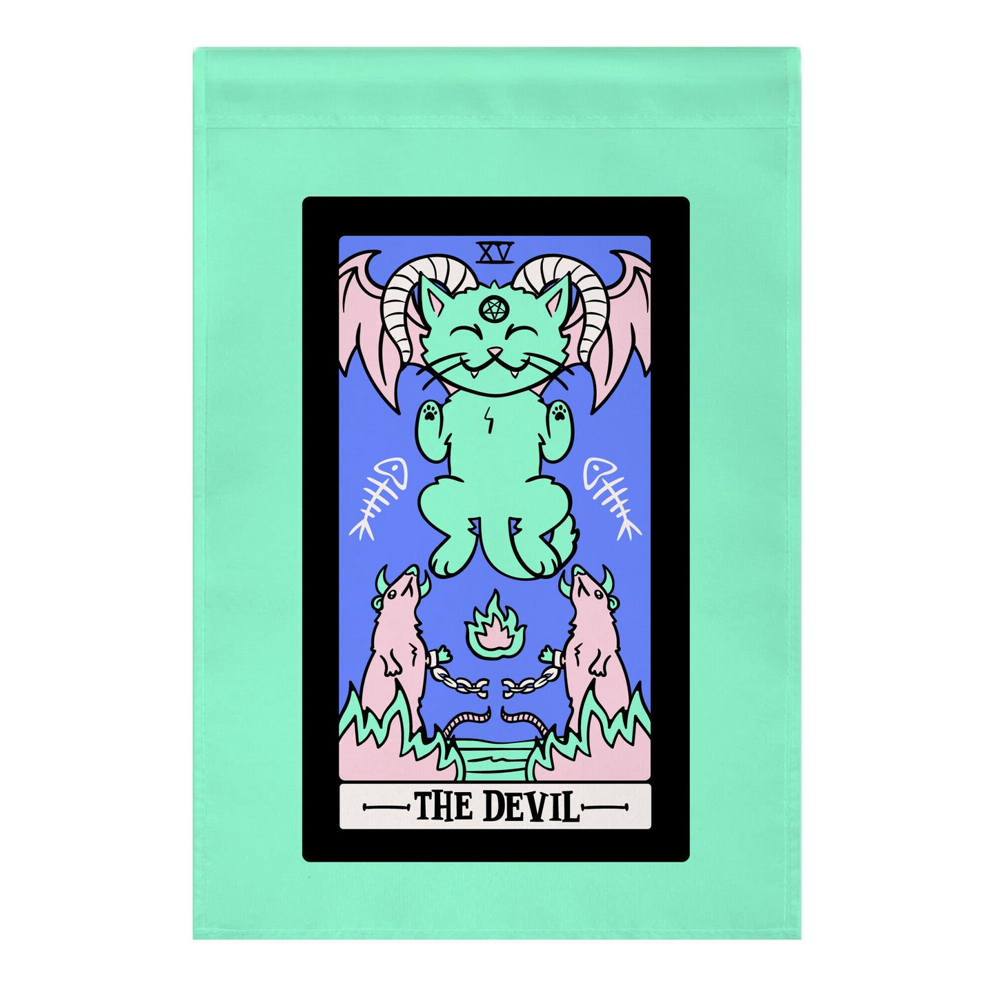 Creepy Cute Tarot: The Devil Garden Flag