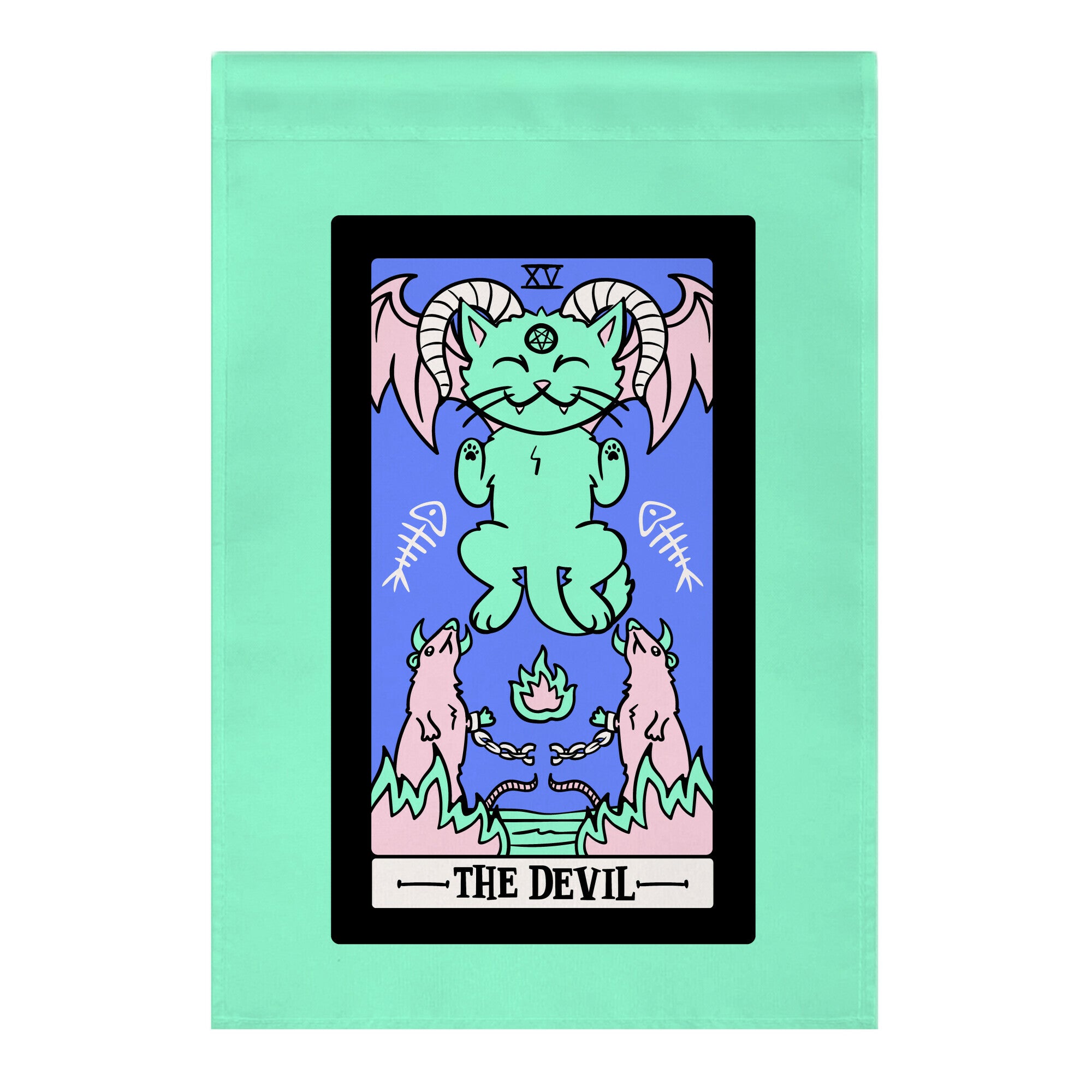 Creepy Cute Tarot: The Devil Garden Flag