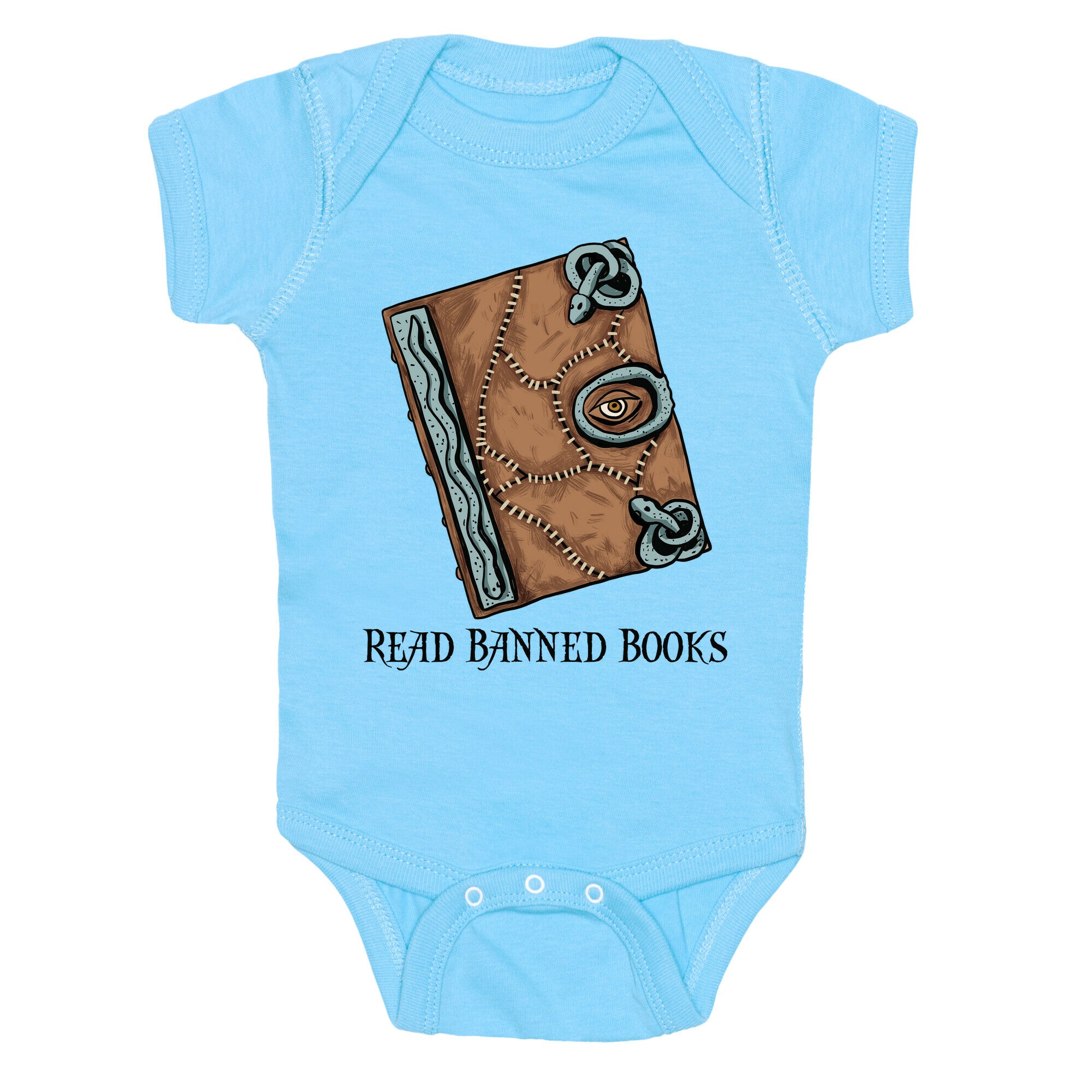 Read Banned Books Spellbook Baby One Piece