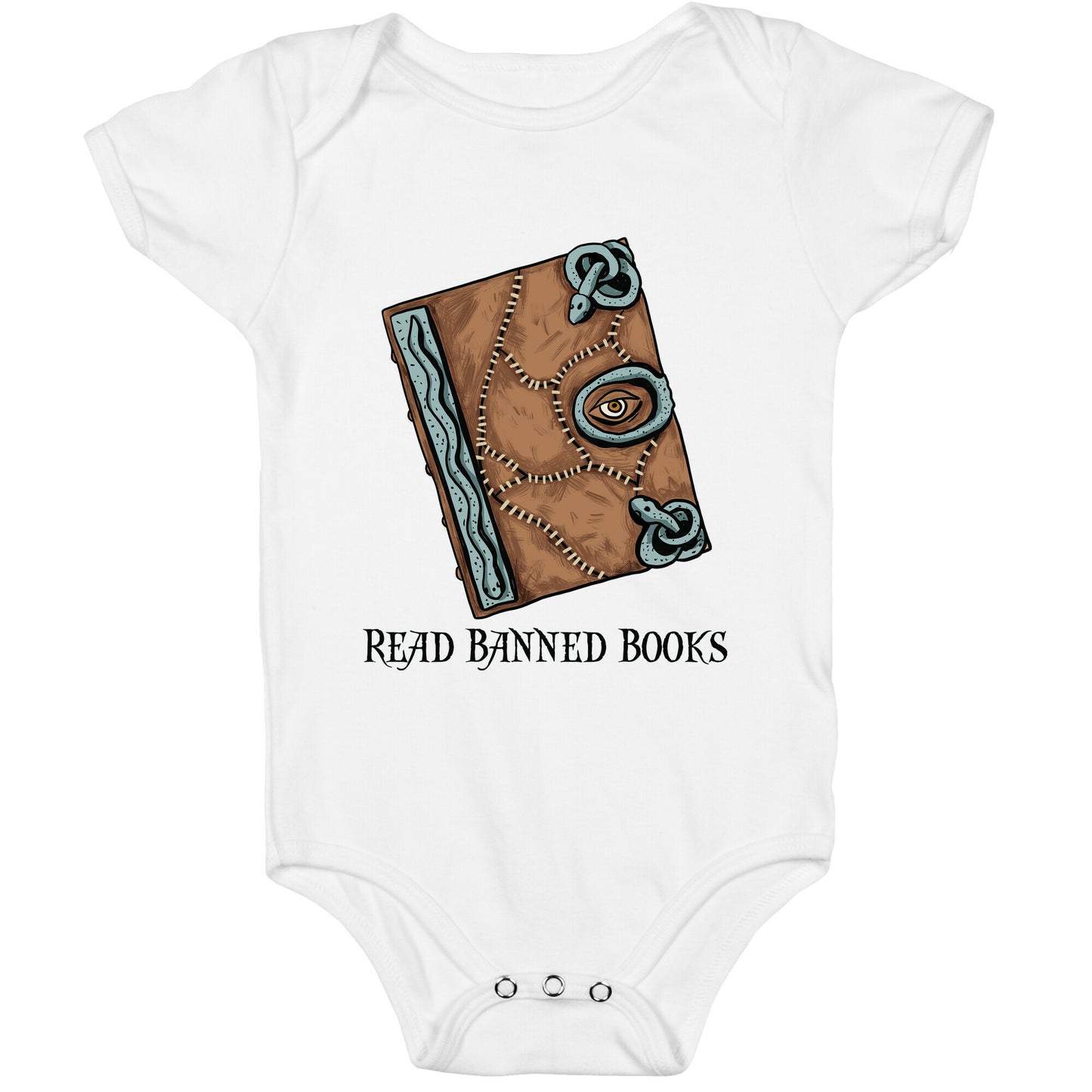 Read Banned Books Spellbook Baby One Piece