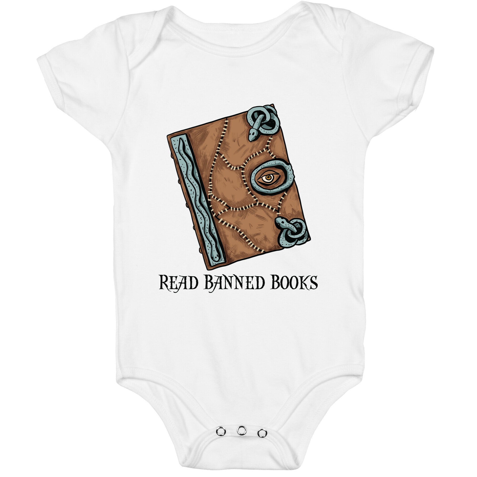 Read Banned Books Spellbook Baby One Piece