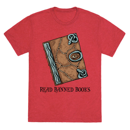 Read Banned Books Spellbook Unisex Triblend Tee