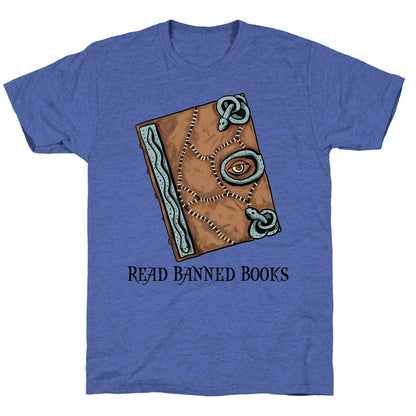Read Banned Books Spellbook Unisex Triblend Tee