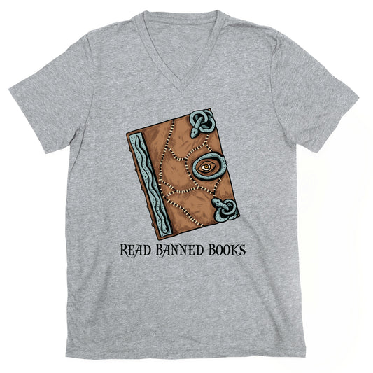 Read Banned Books Spellbook V-Neck
