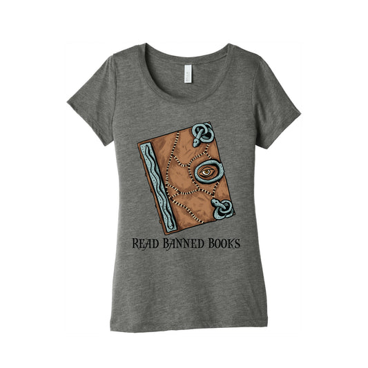 Read Banned Books Spellbook Women's Triblend Tee