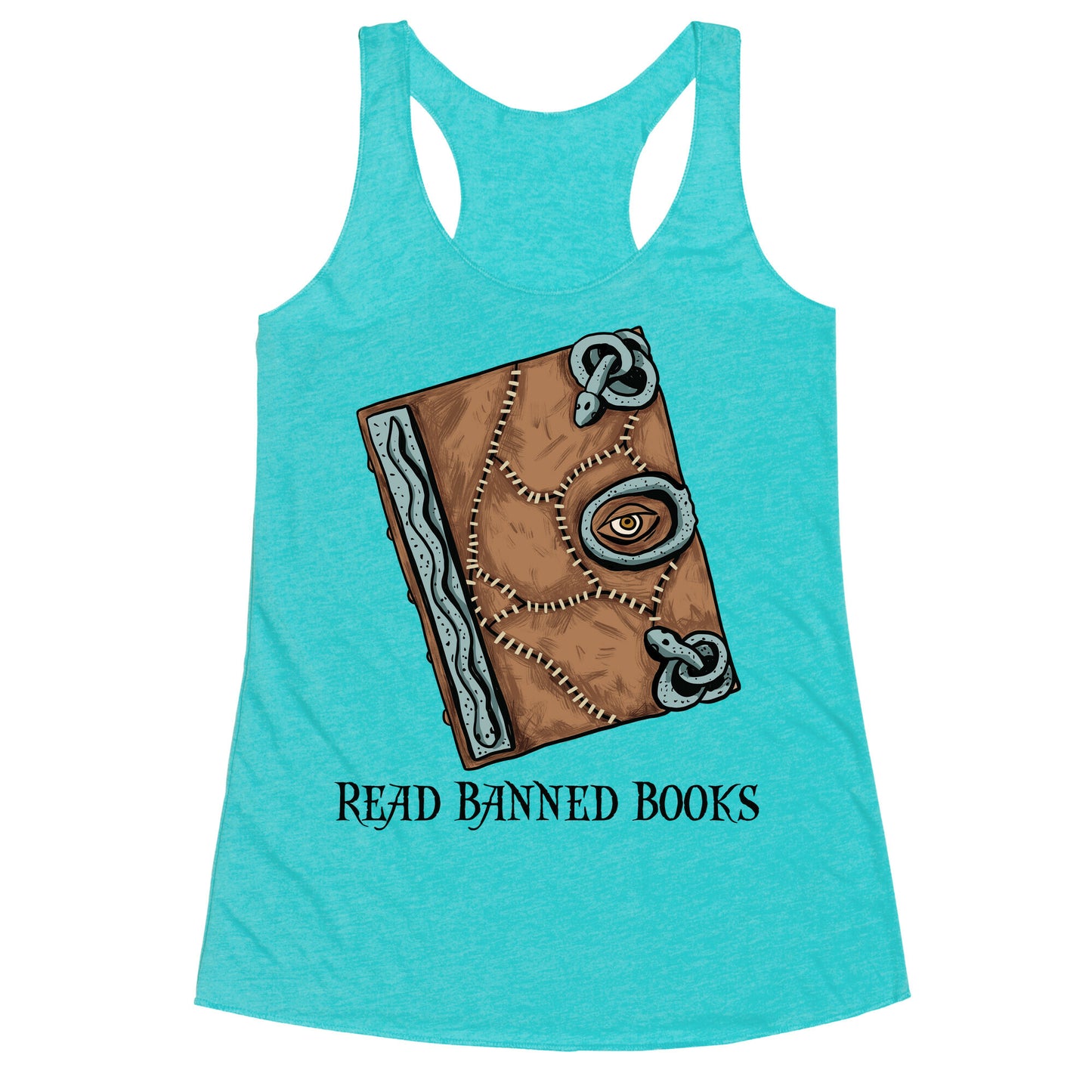 Read Banned Books Spellbook Racerback Tank