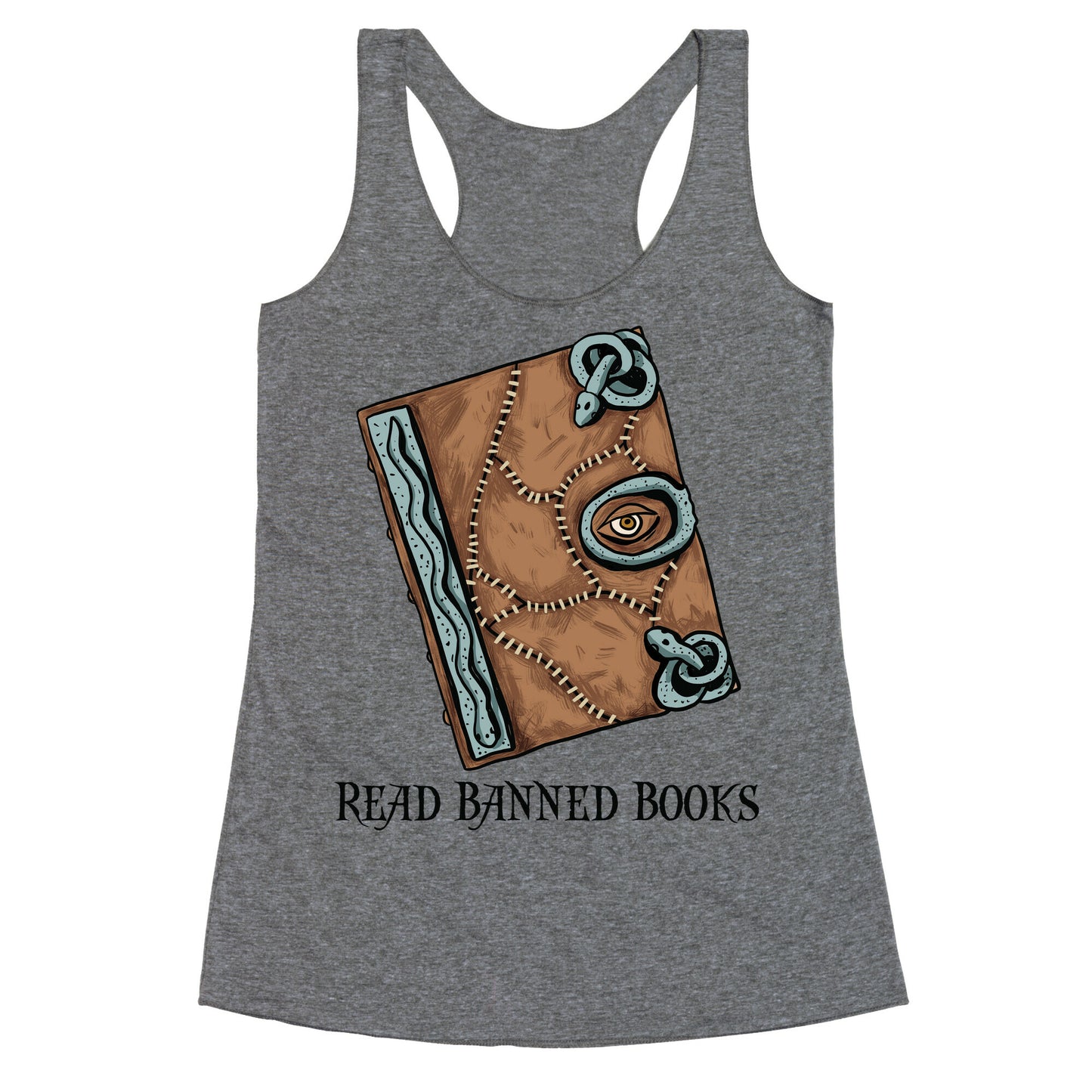 Read Banned Books Spellbook Racerback Tank