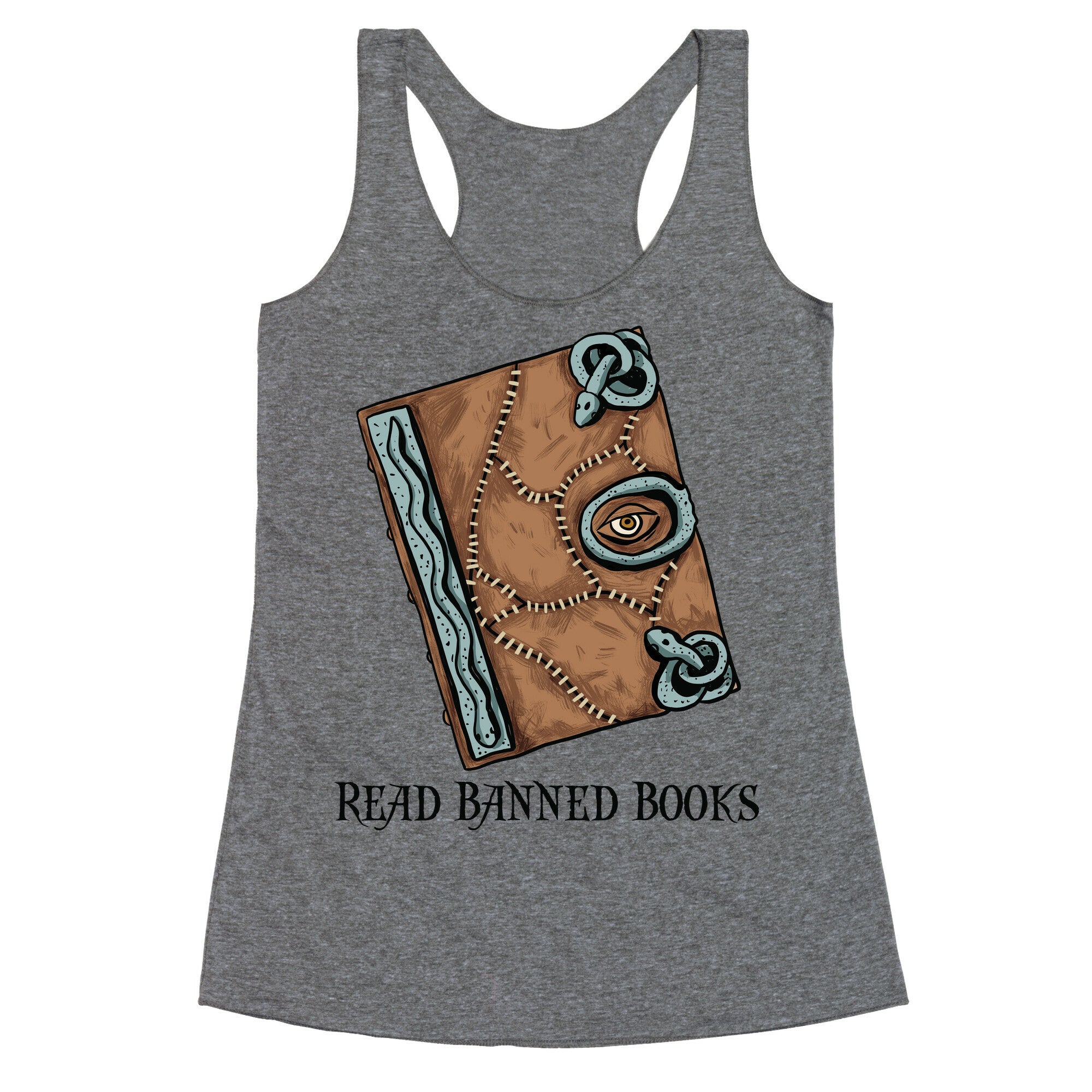 Read Banned Books Spellbook Racerback Tank