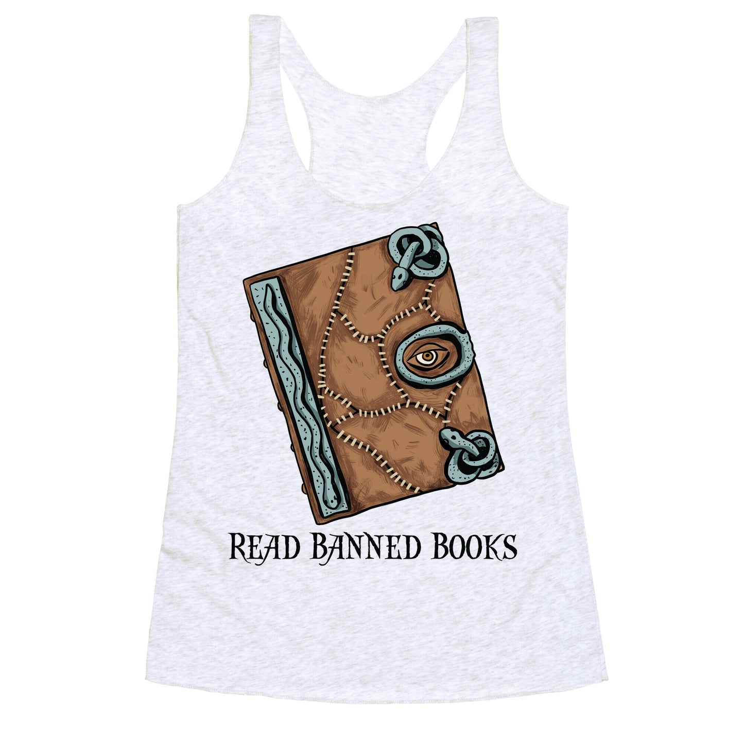 Read Banned Books Spellbook Racerback Tank