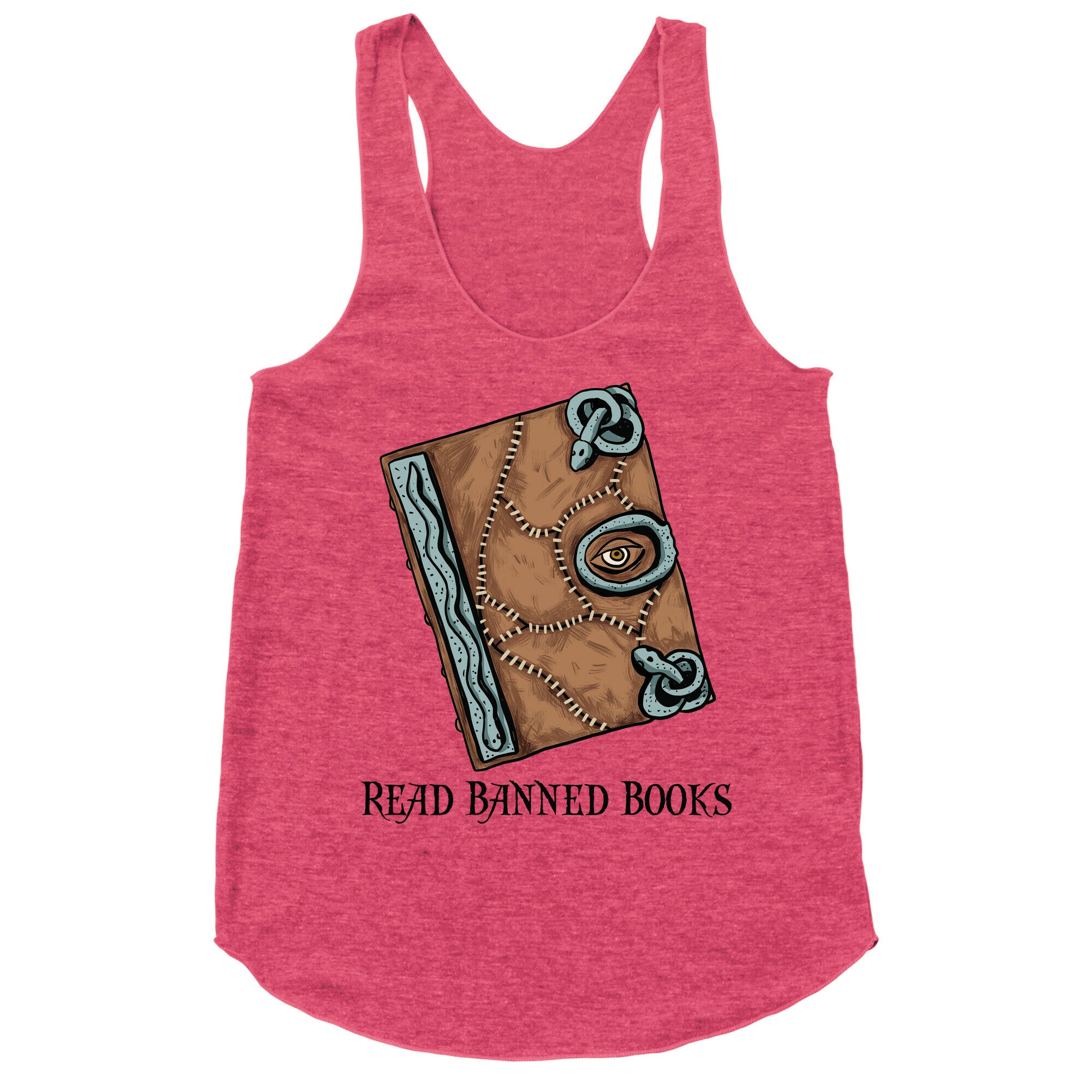 Read Banned Books Spellbook Racerback Tank