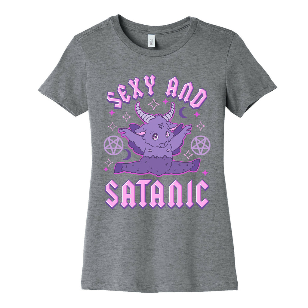 Sexy and Satanic Baphomet Women's Cotton Tee