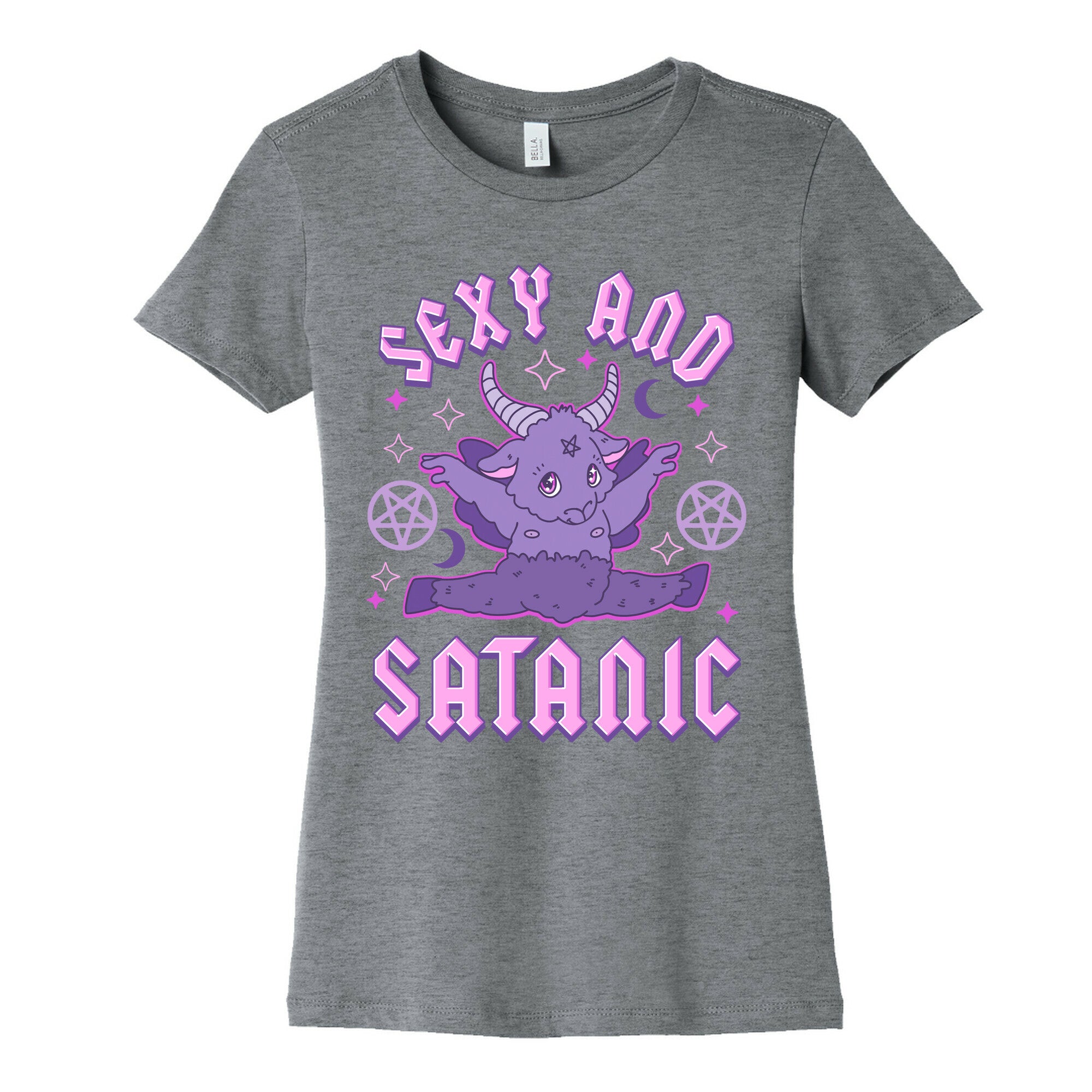 Sexy and Satanic Baphomet Women's Cotton Tee