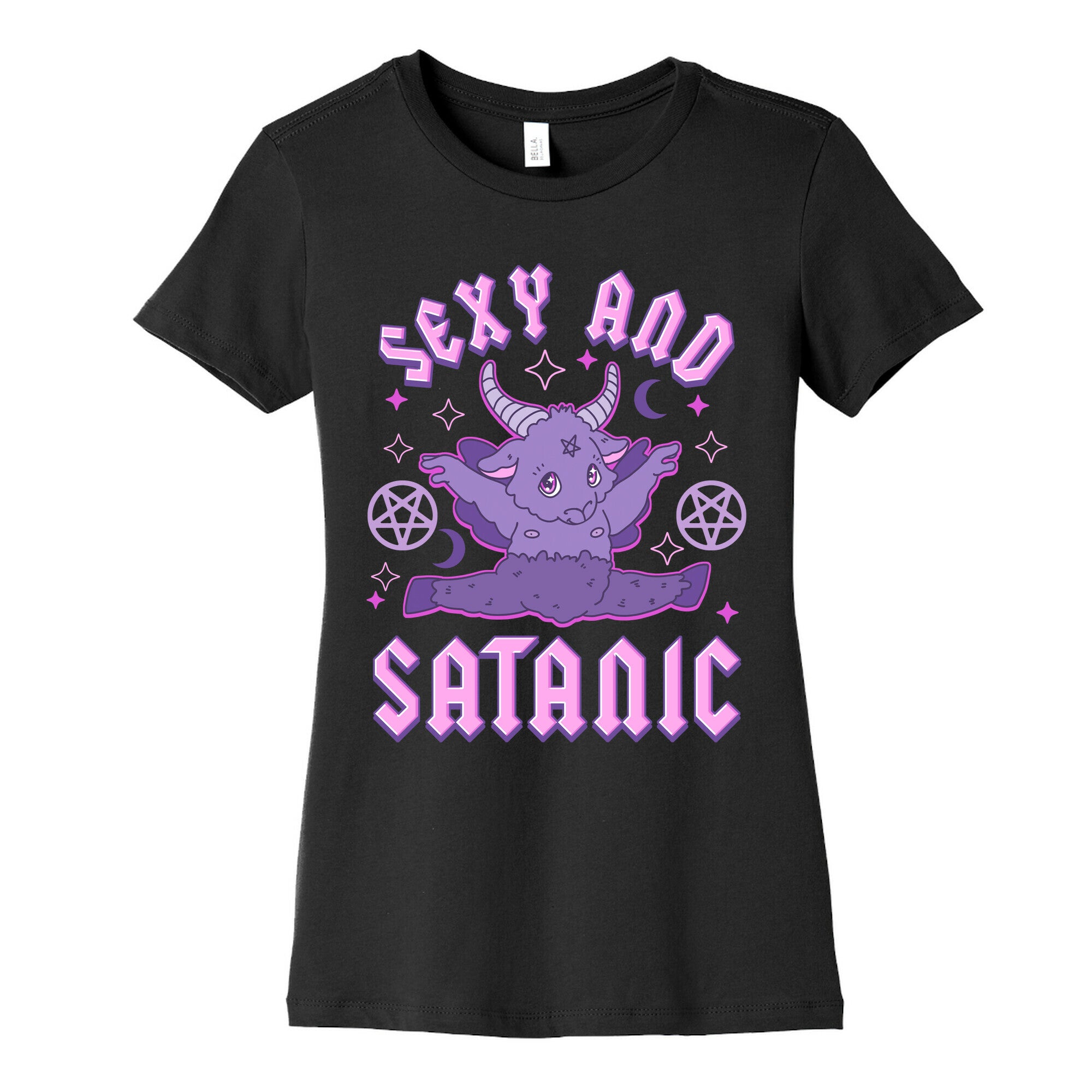 Sexy and Satanic Baphomet Women's Cotton Tee