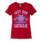 Sexy and Satanic Baphomet Women's Cotton Tee