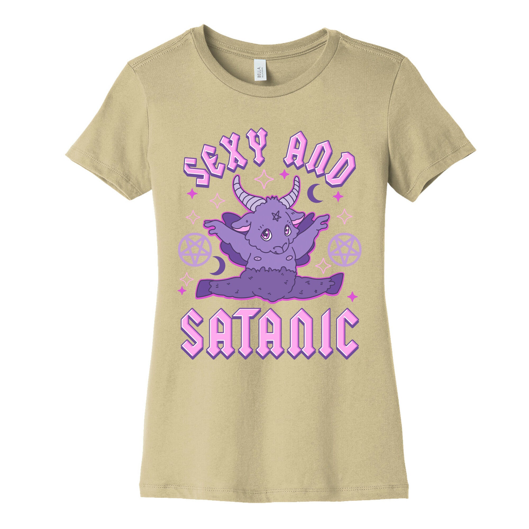 Sexy and Satanic Baphomet Women's Cotton Tee