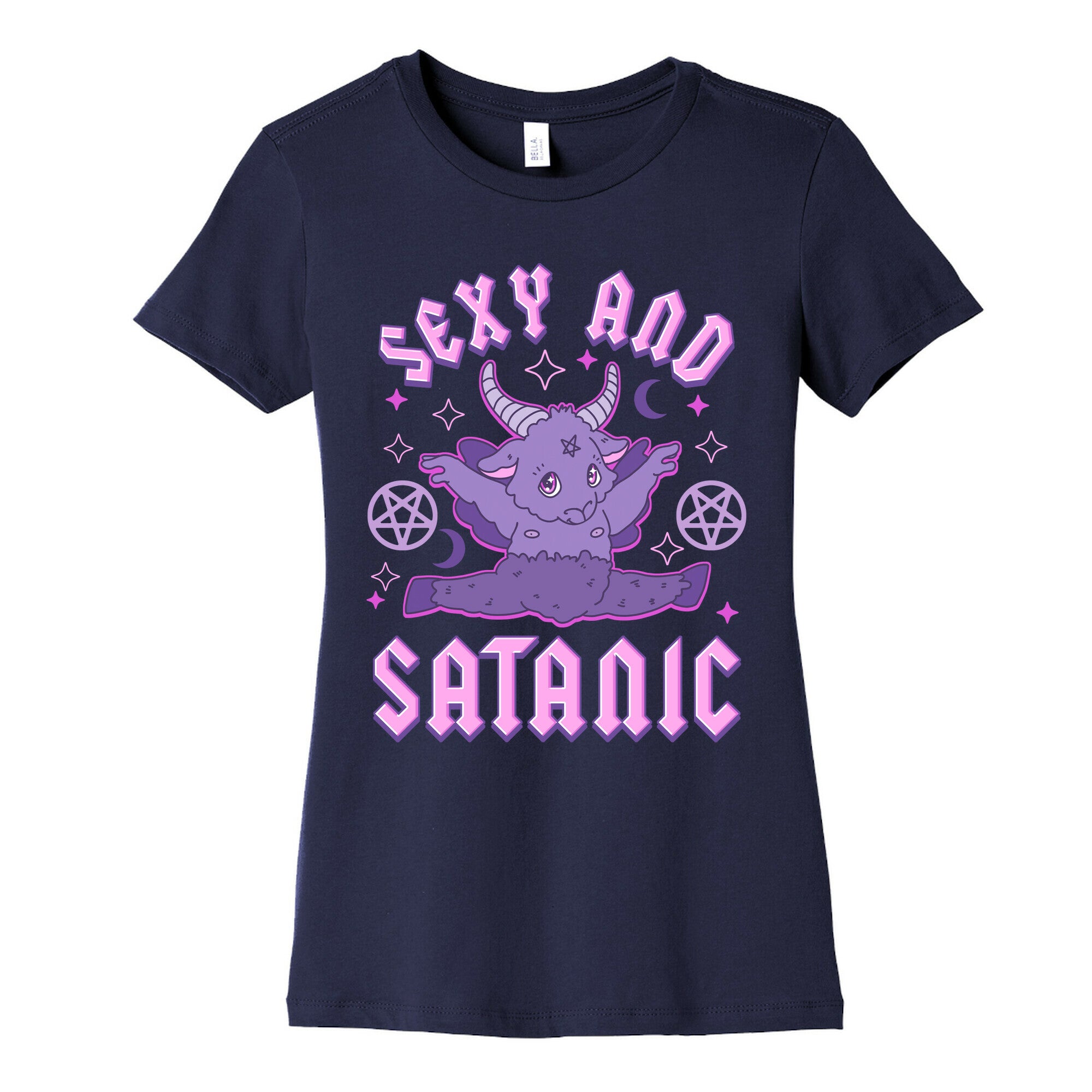 Sexy and Satanic Baphomet Women's Cotton Tee