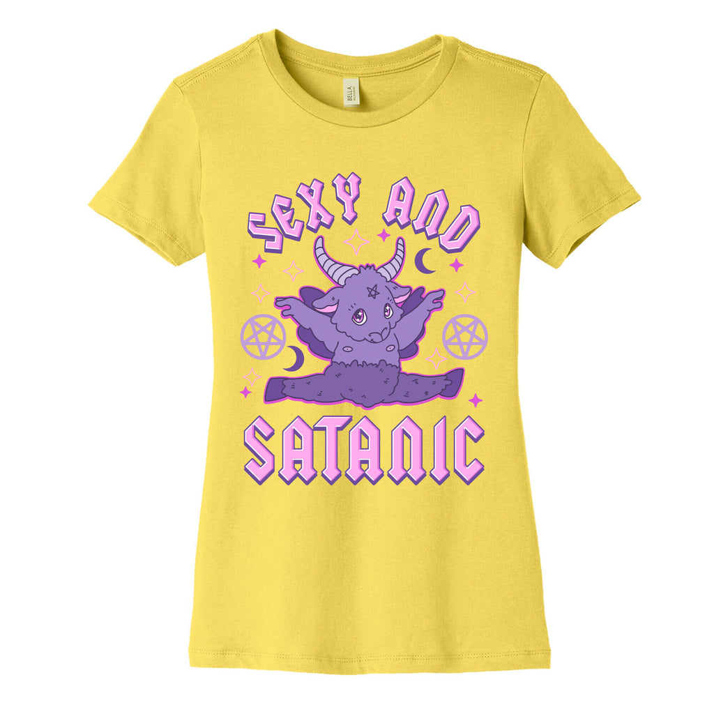 Sexy and Satanic Baphomet Women's Cotton Tee