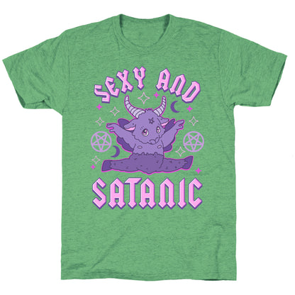 Sexy and Satanic Baphomet Unisex Triblend Tee