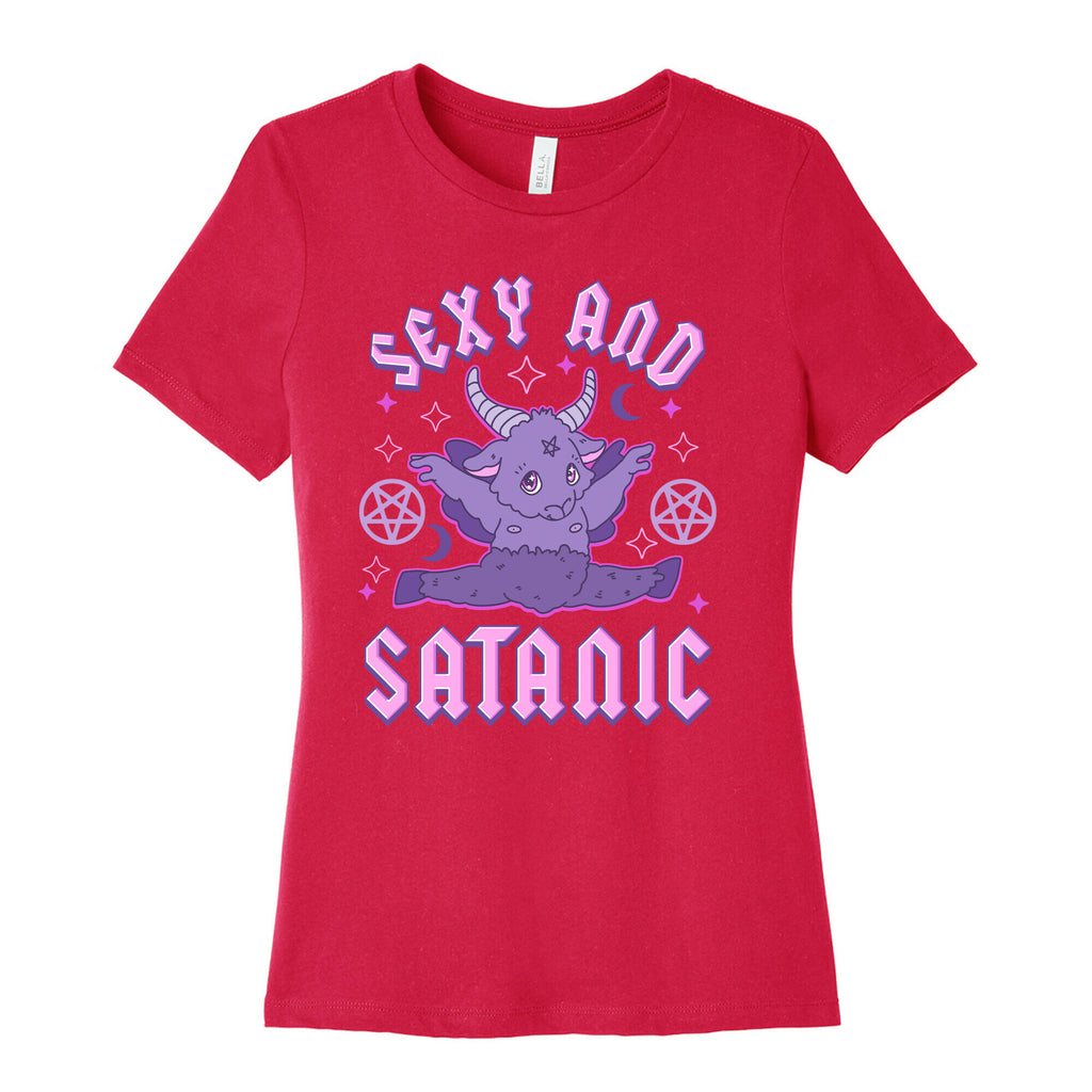 Sexy and Satanic Baphomet Women's Cotton Tee