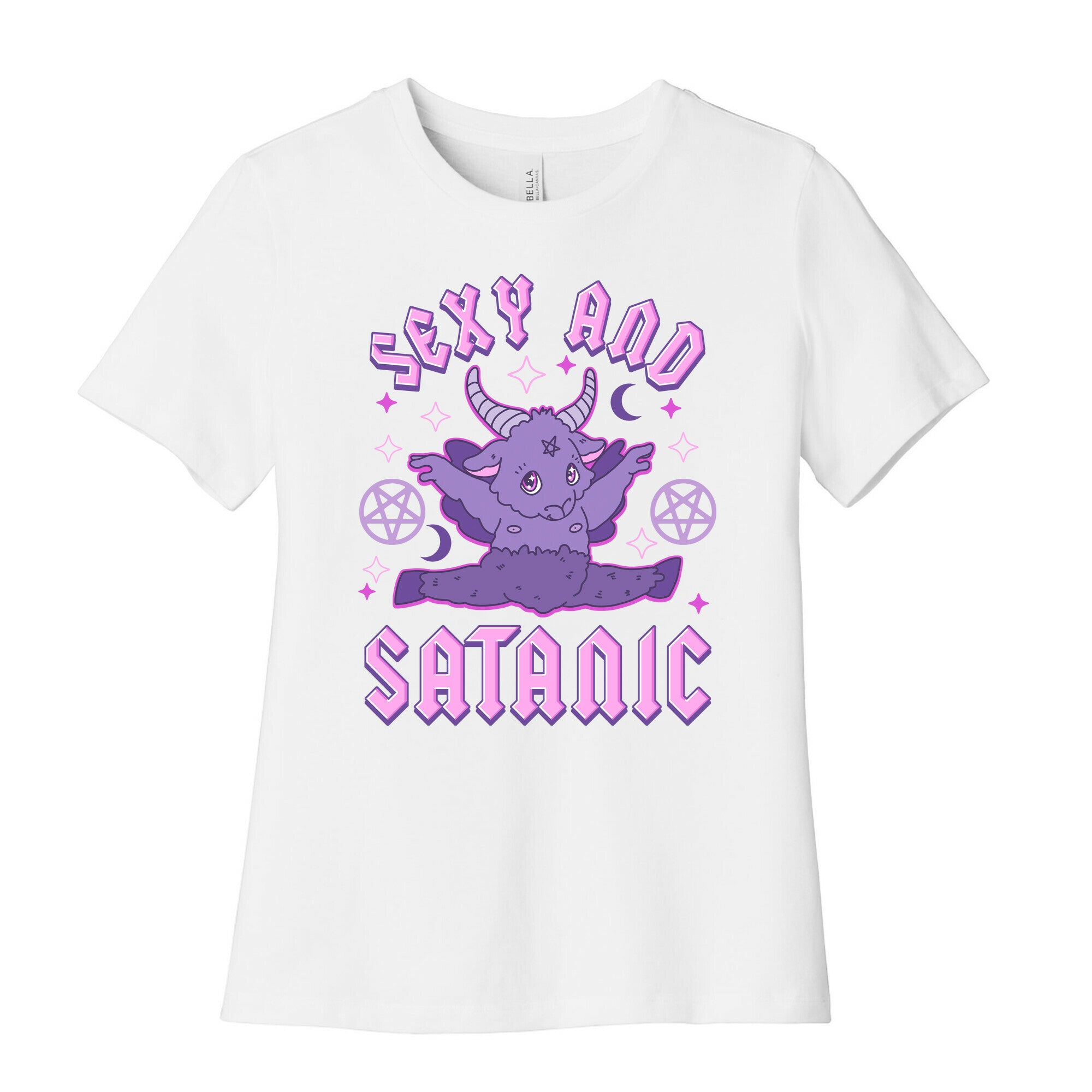 Sexy and Satanic Baphomet Women's Cotton Tee