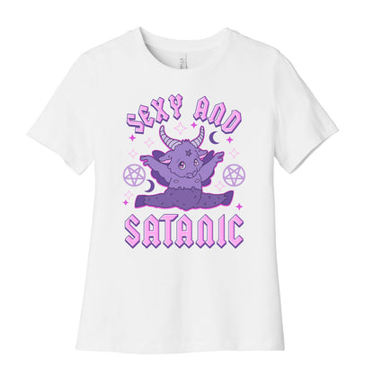 Sexy and Satanic Baphomet Women's Cotton Tee