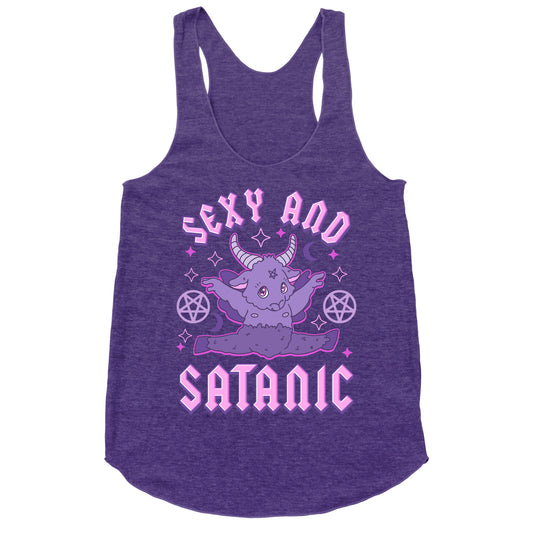 Sexy and Satanic Baphomet Racerback Tank