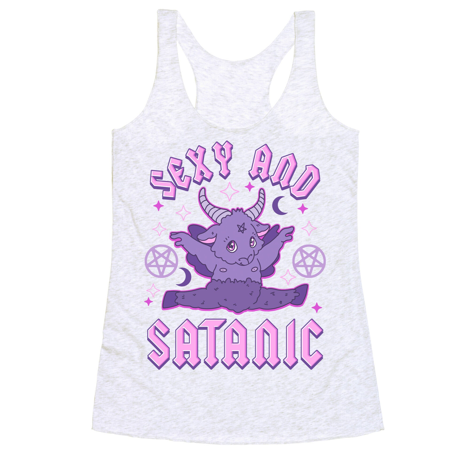Sexy and Satanic Baphomet Racerback Tank