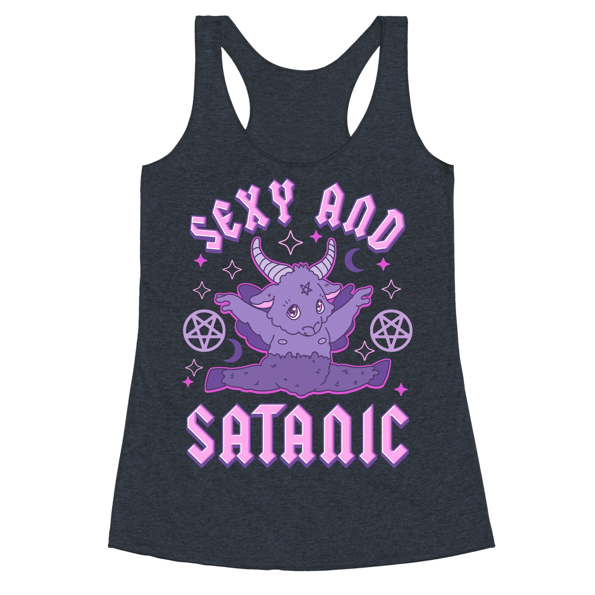 Sexy and Satanic Baphomet Racerback Tank