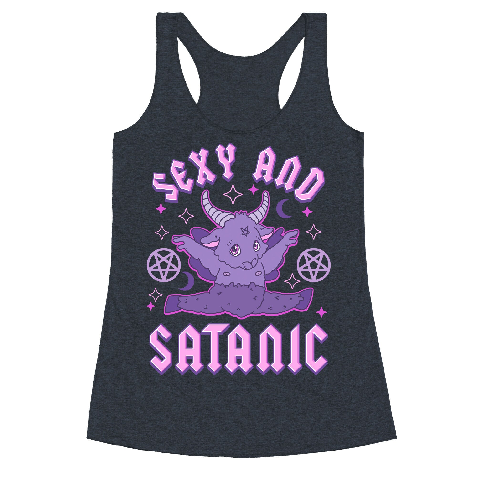 Sexy and Satanic Baphomet Racerback Tank
