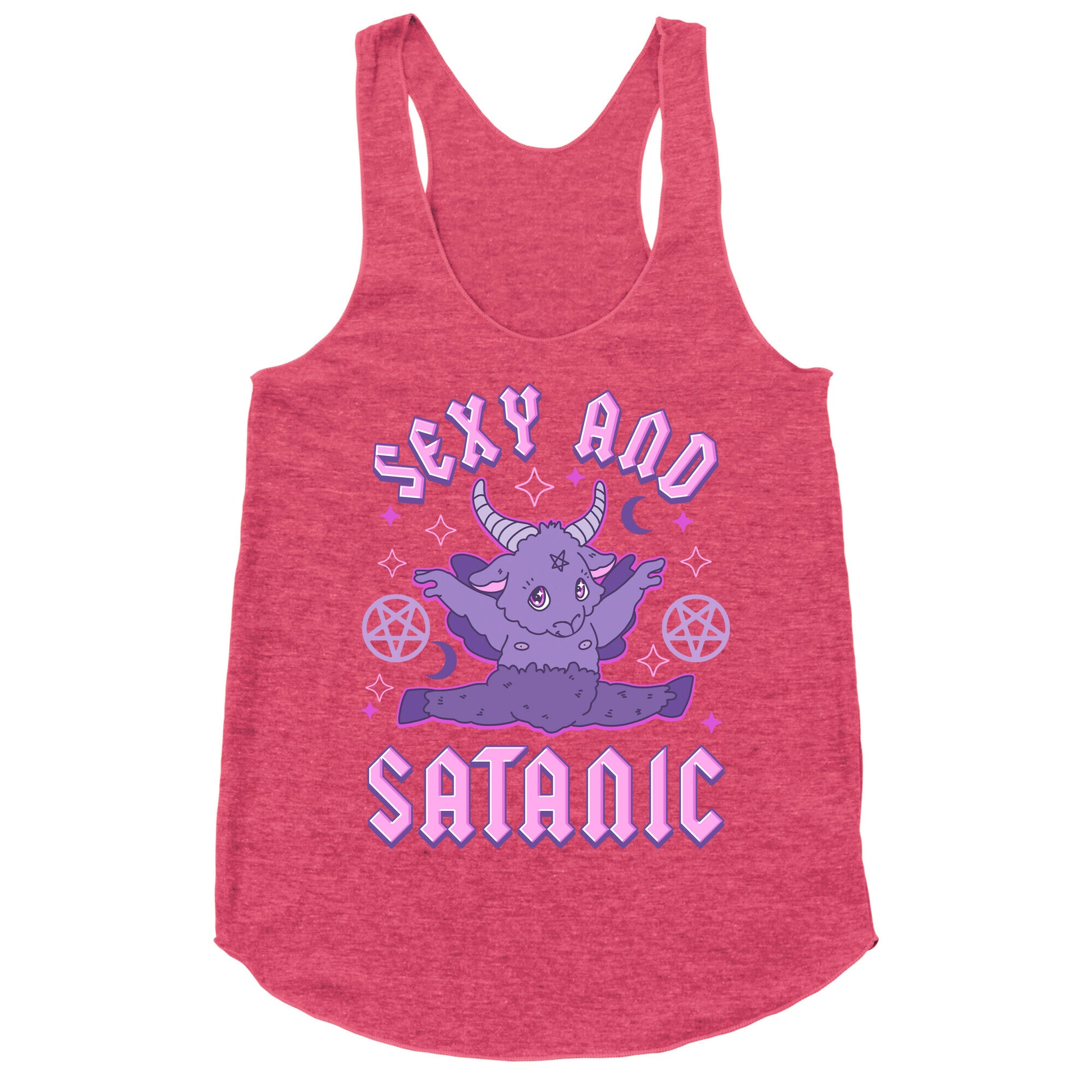 Sexy and Satanic Baphomet Racerback Tank