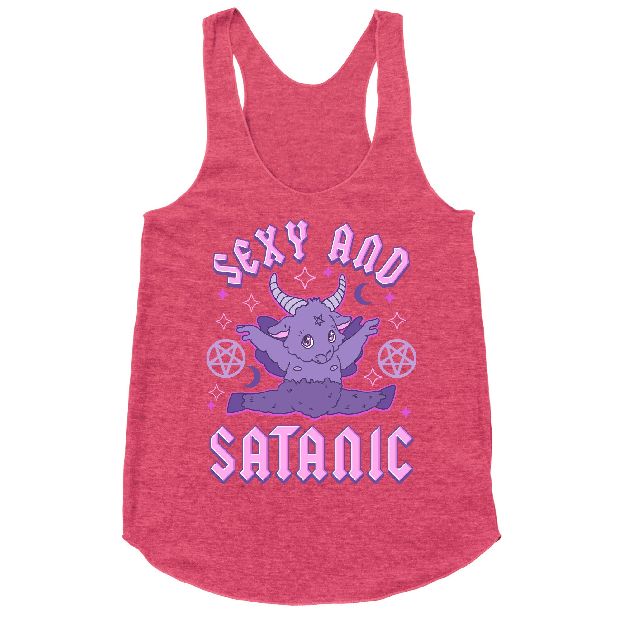 Sexy and Satanic Baphomet Racerback Tank
