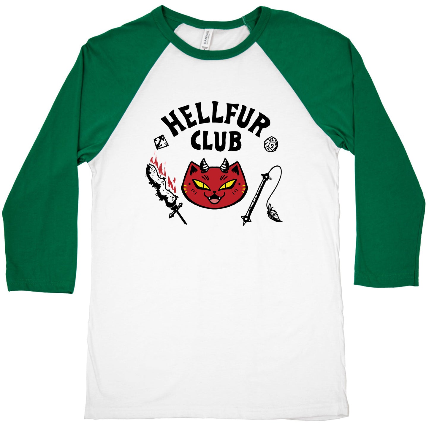 Hellfur Club Baseball Tee