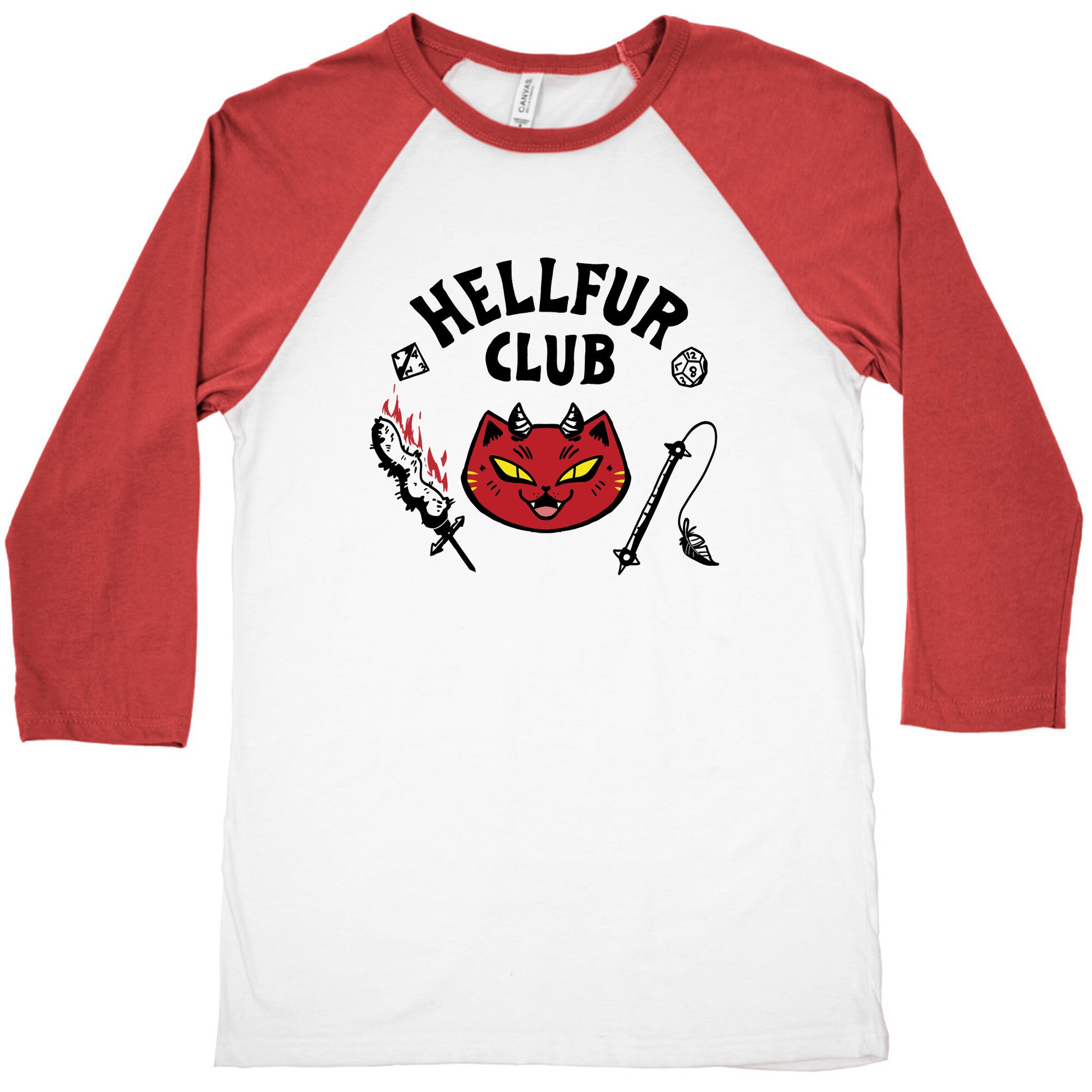 Hellfur Club Baseball Tee