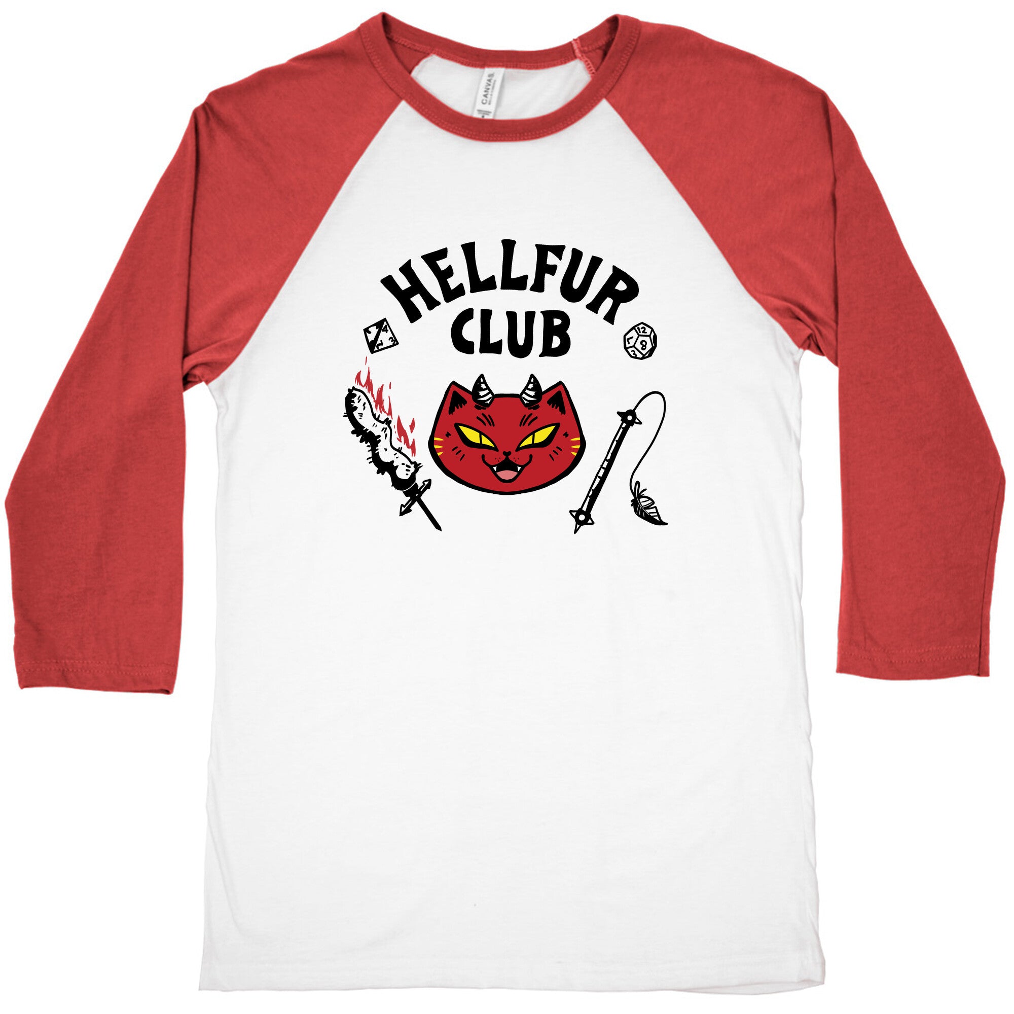Hellfur Club Baseball Tee