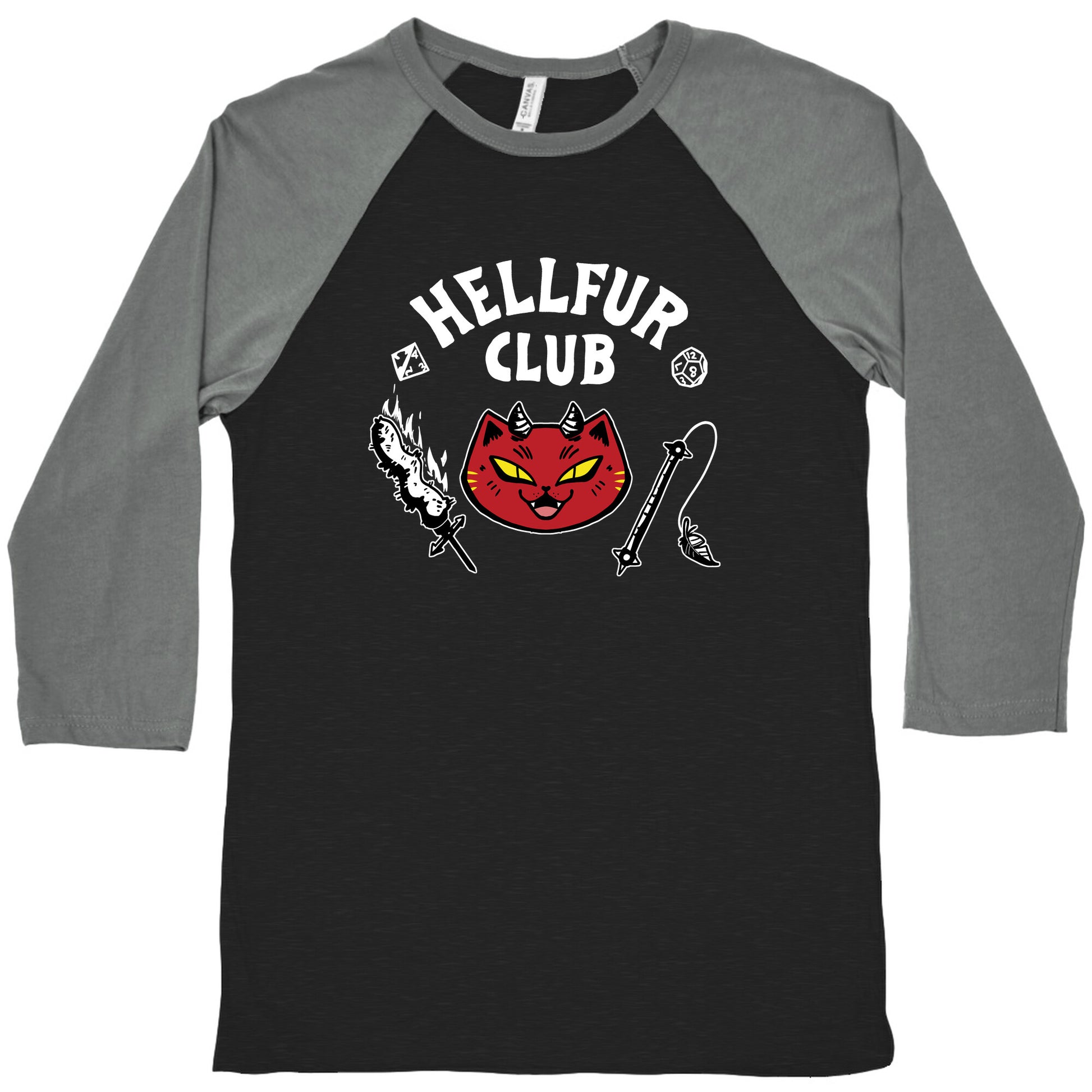 Hellfur Club Baseball Tee