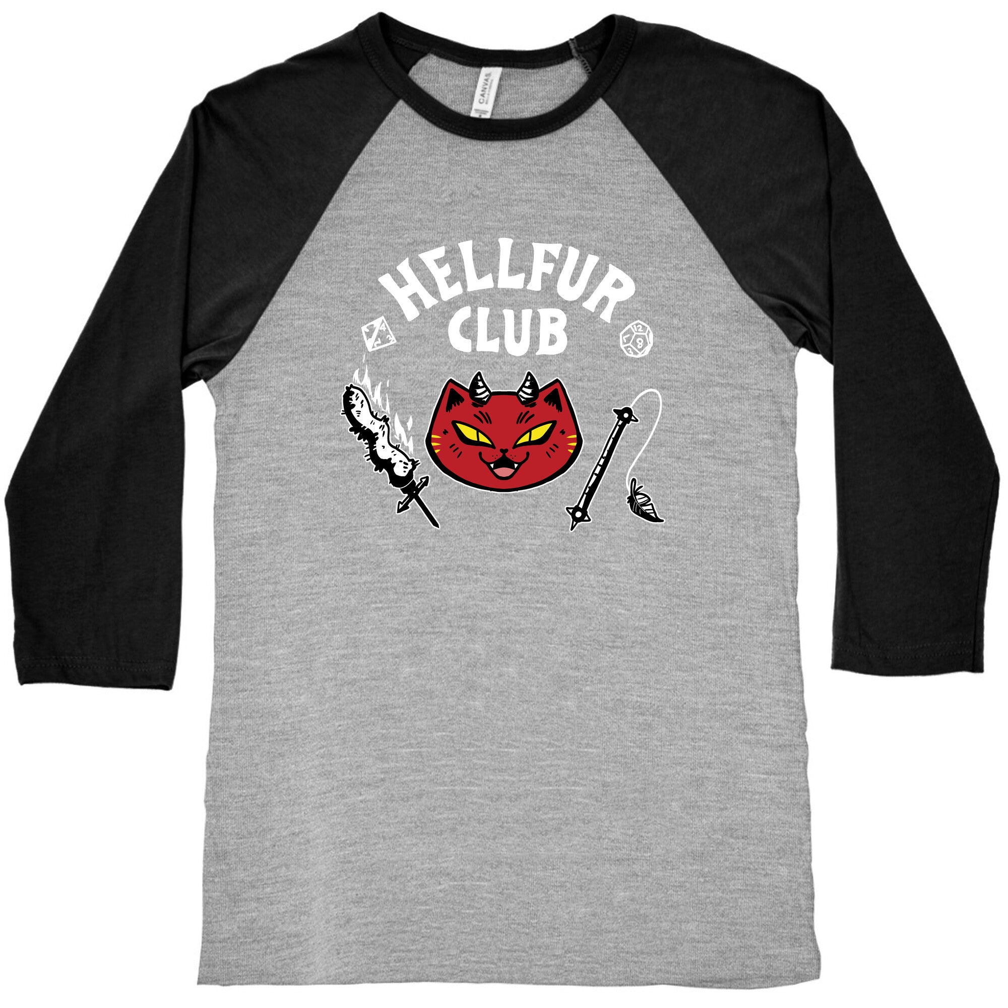 Hellfur Club Baseball Tee