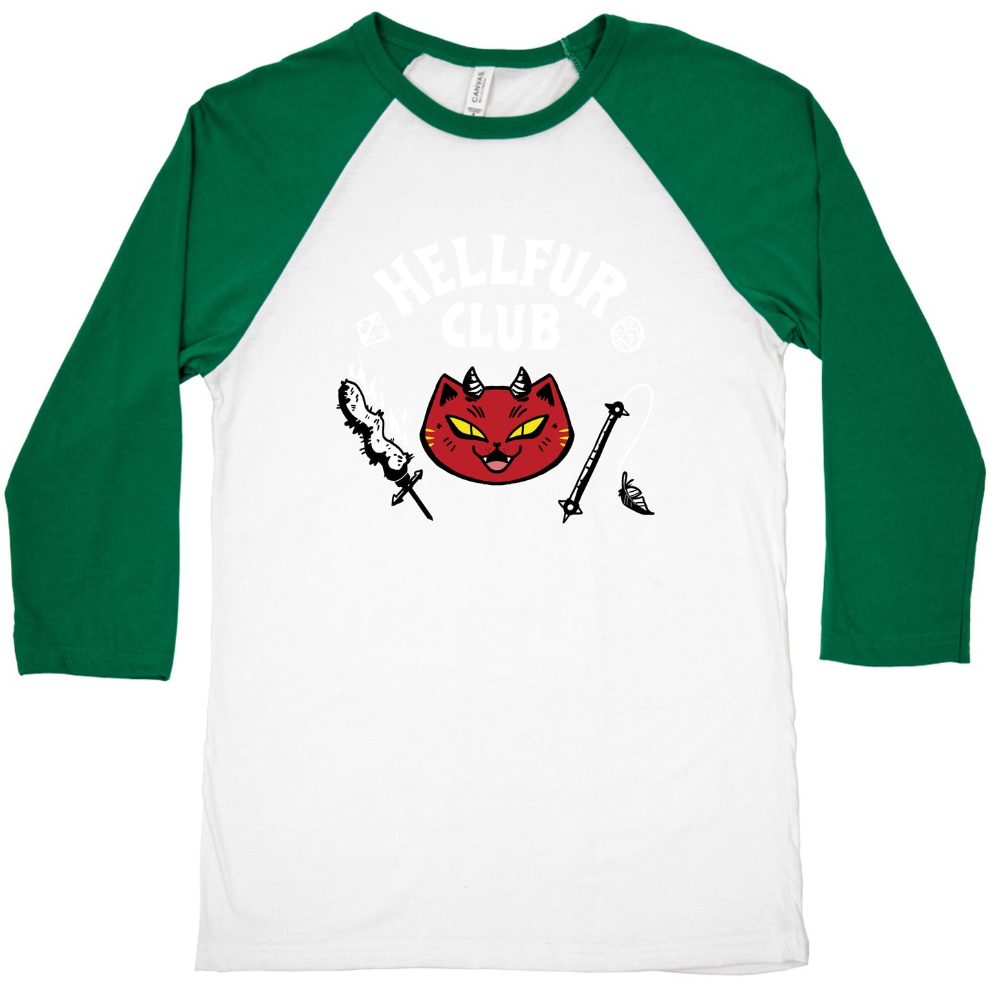 Hellfur Club Baseball Tee