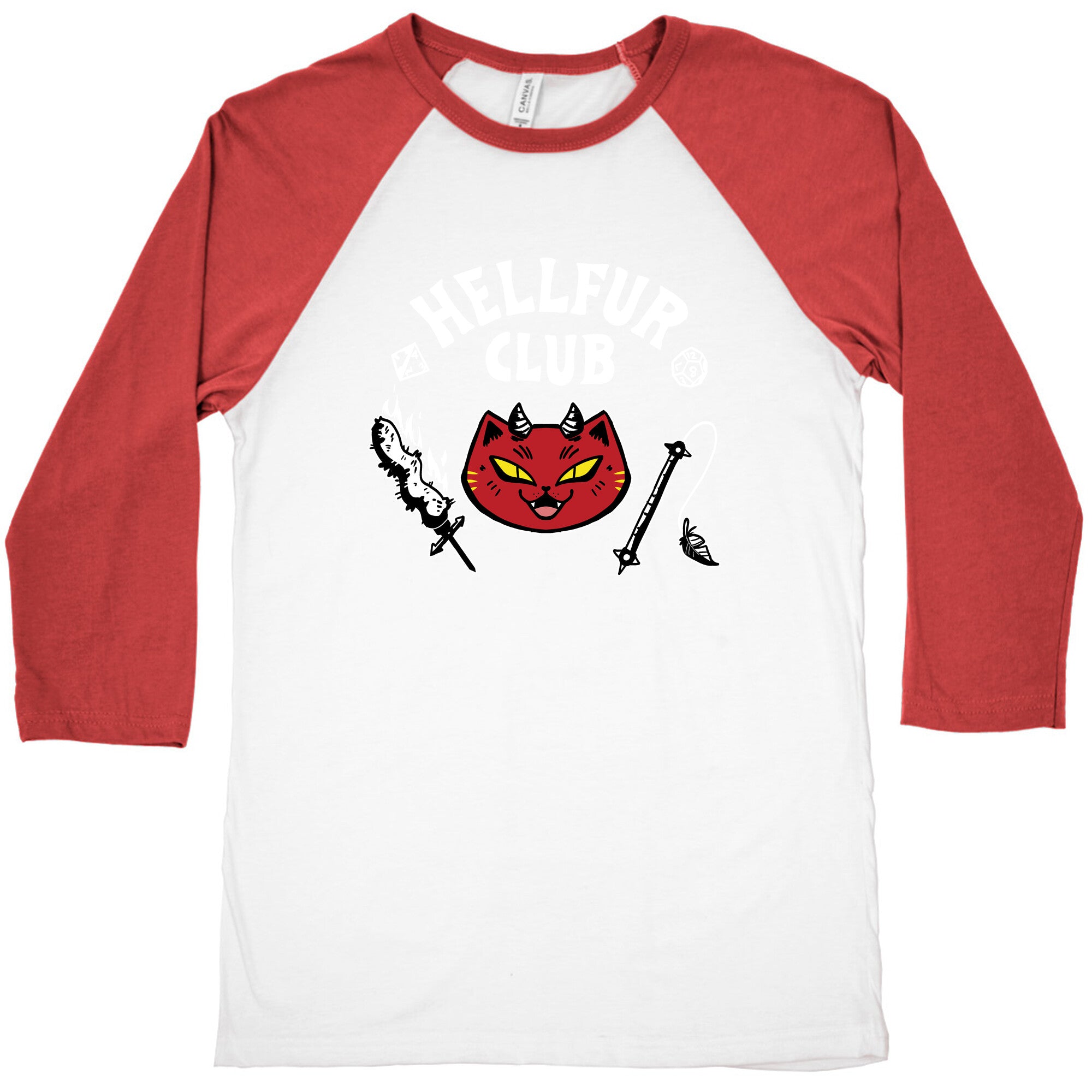 Hellfur Club Baseball Tee
