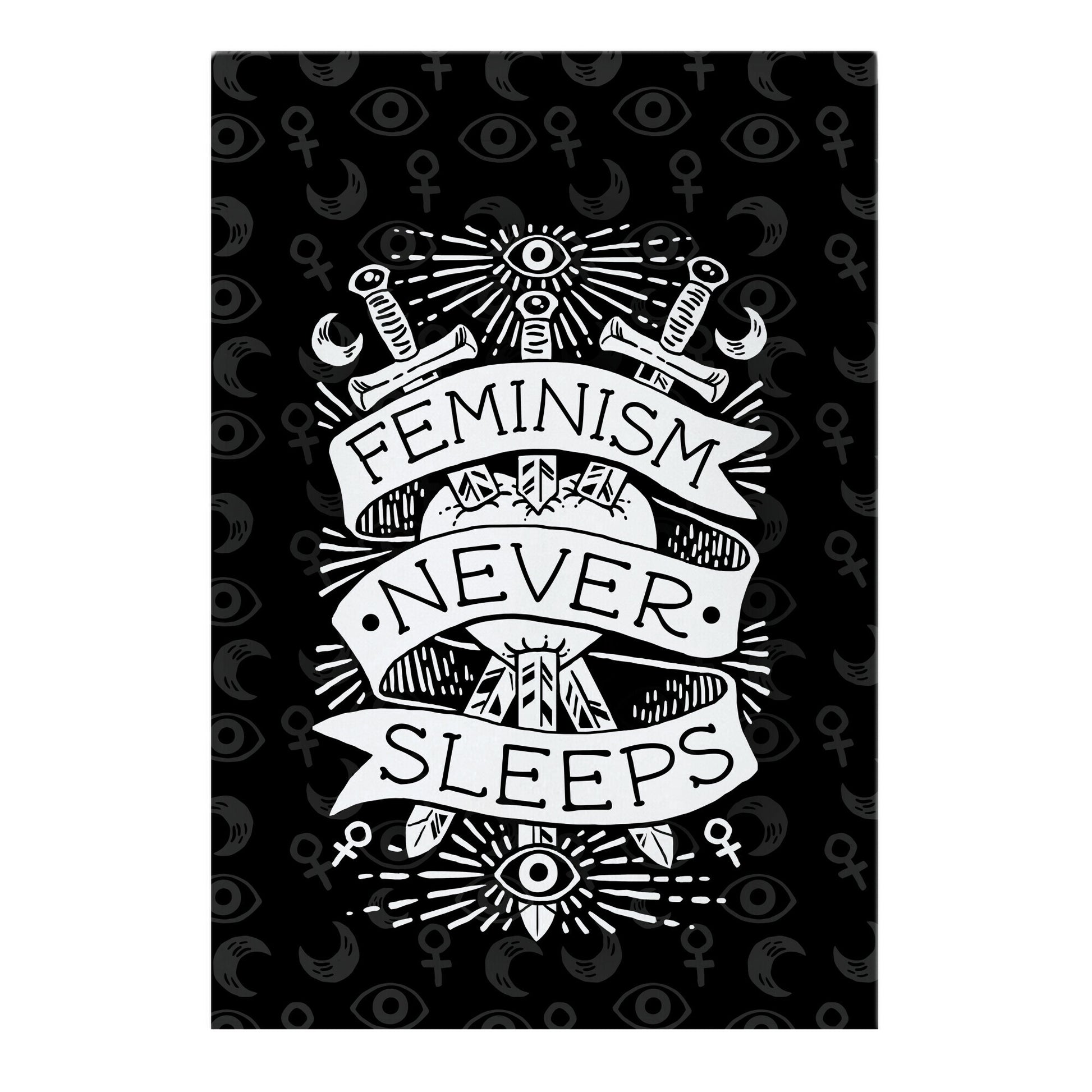 Feminism Never Sleeps Garden Flag