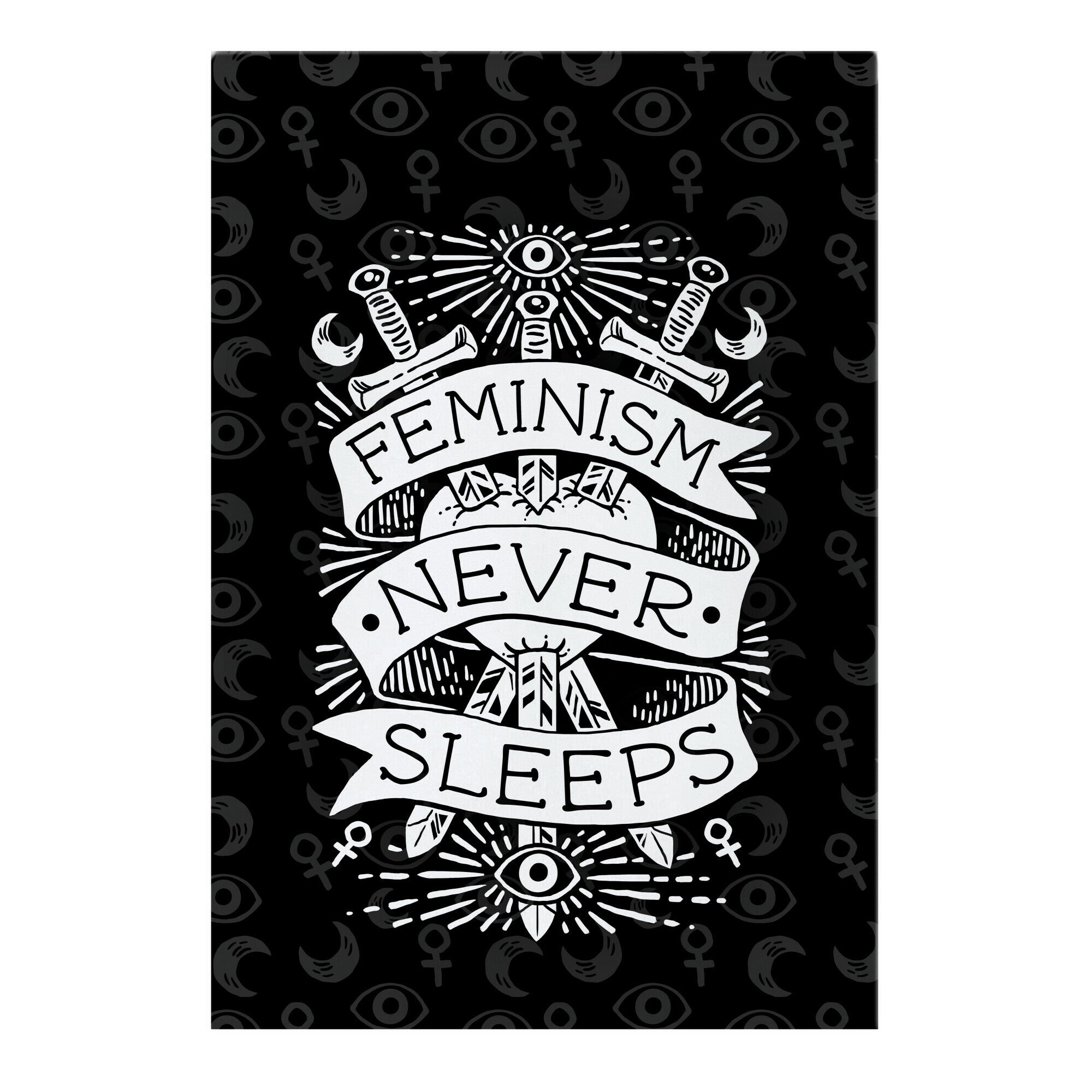 Feminism Never Sleeps Garden Flag