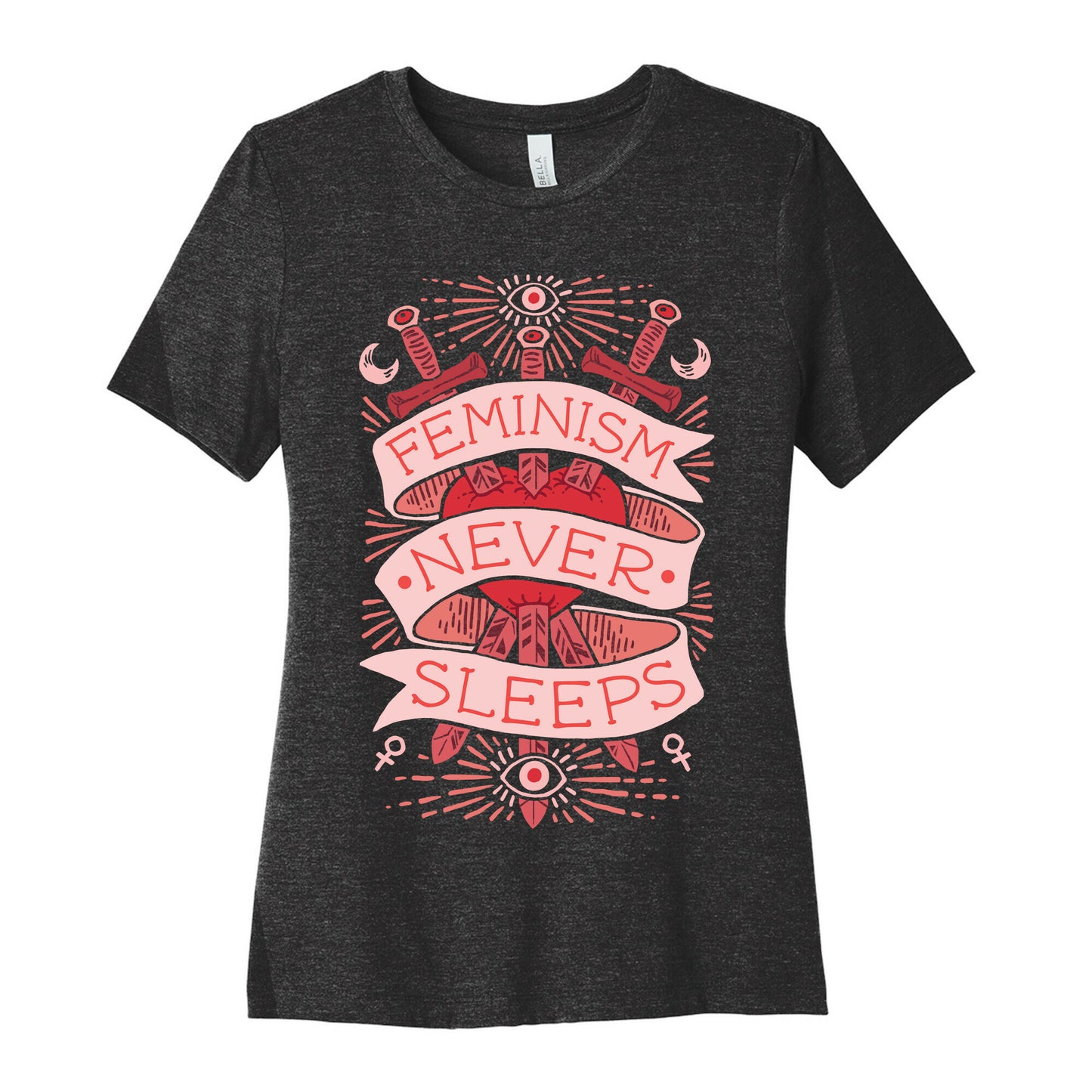 Feminism Never Sleeps Women's Cotton Tee