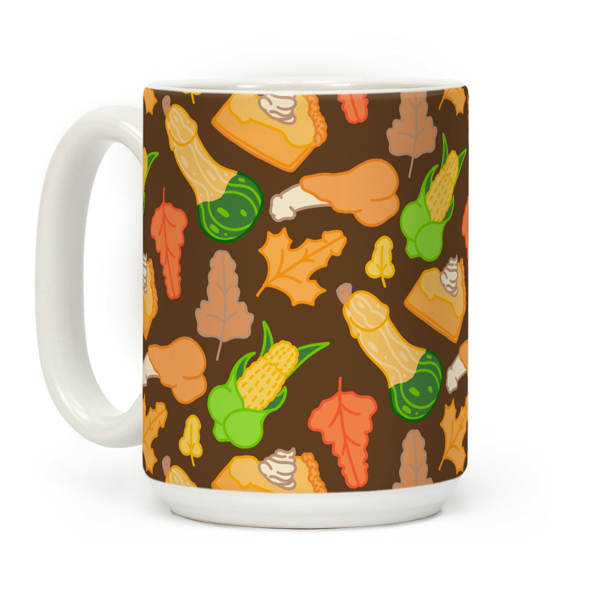 Thanksgiving Peens Pattern Coffee Mug