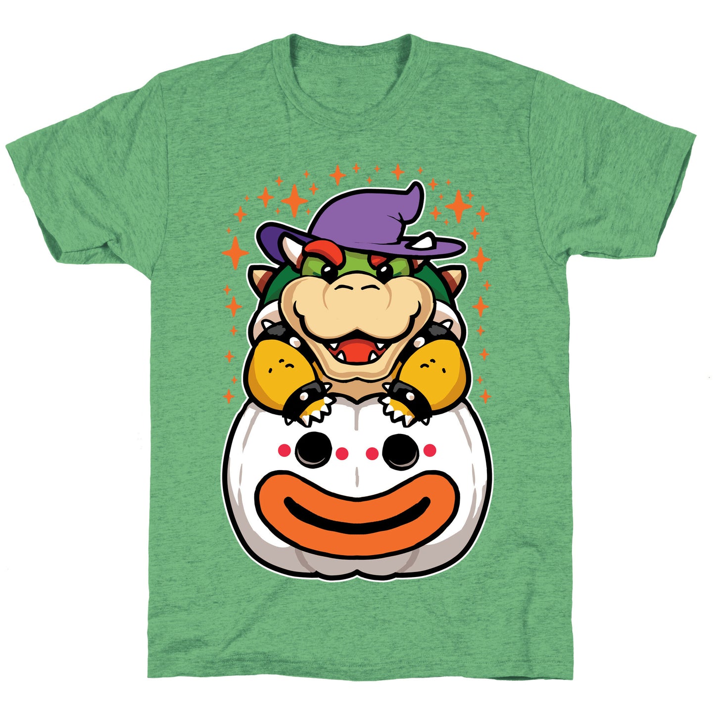 Cute Halloween Bowser Unisex Triblend Tee