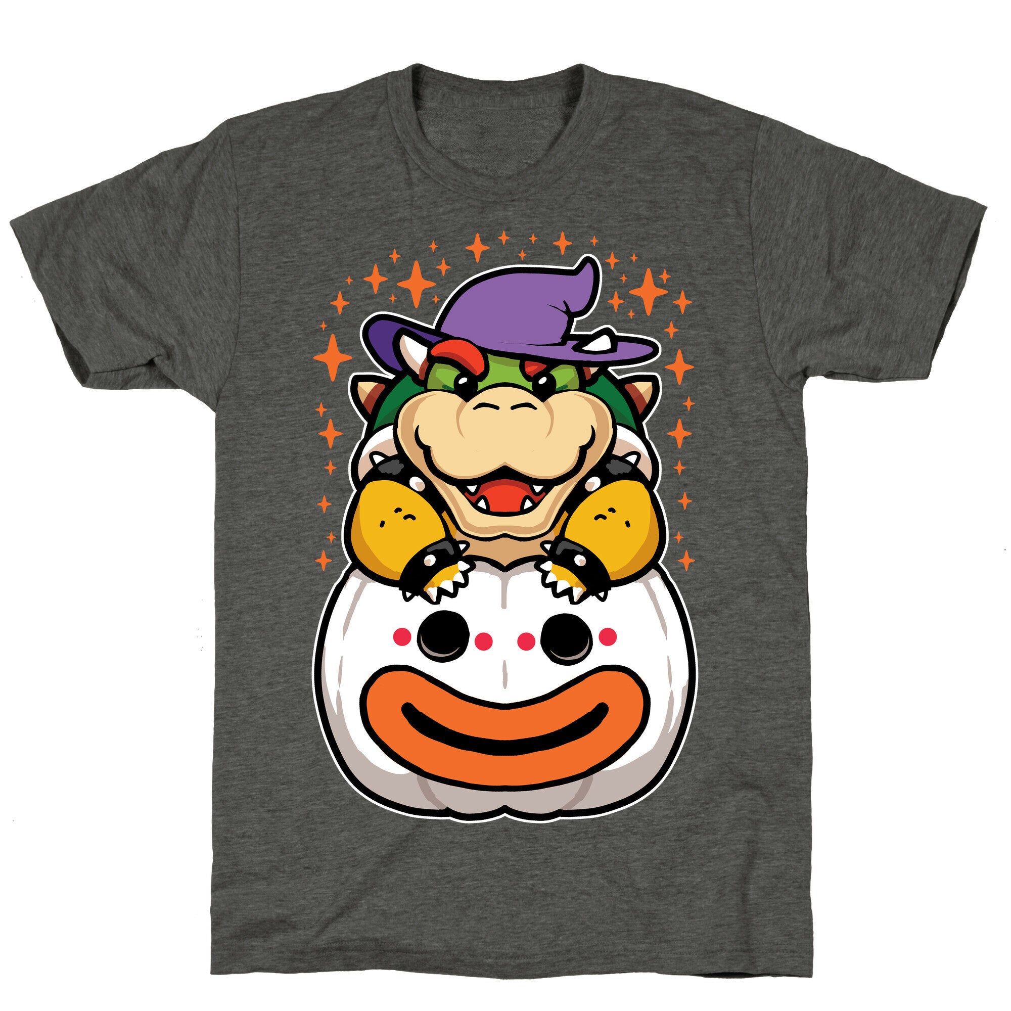 Cute Halloween Bowser Unisex Triblend Tee