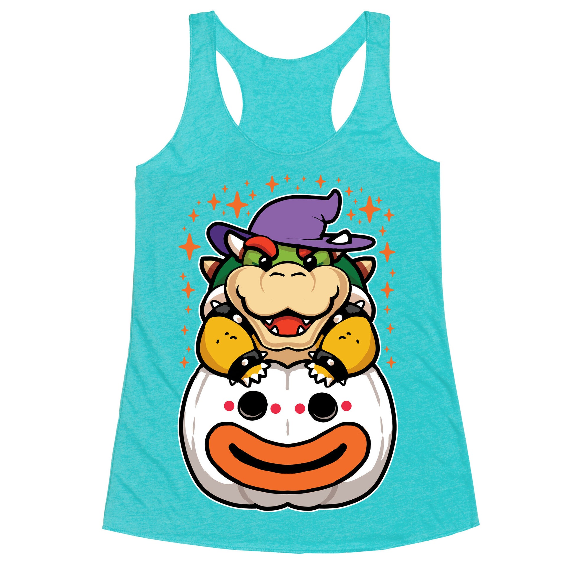 Cute Halloween Bowser Racerback Tank